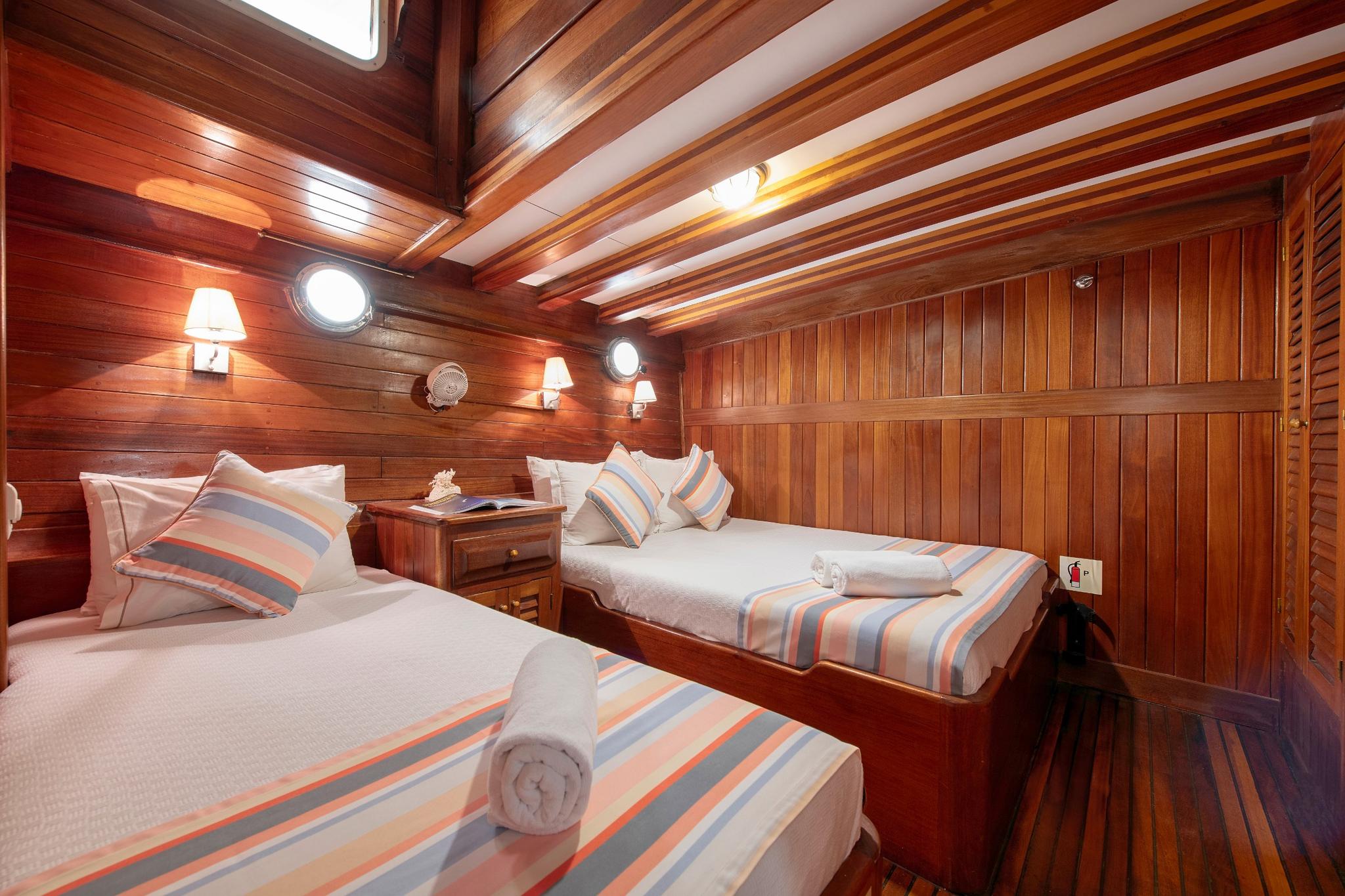 Sunworld 8 gulet accommodation interior cabin in Türkiye