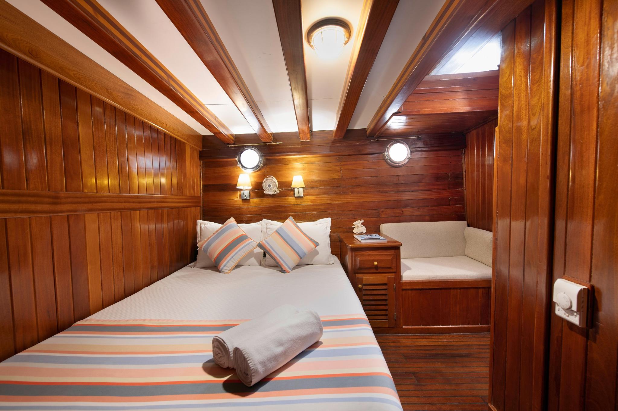 Sunworld 8 gulet accommodation interior cabin in Türkiye