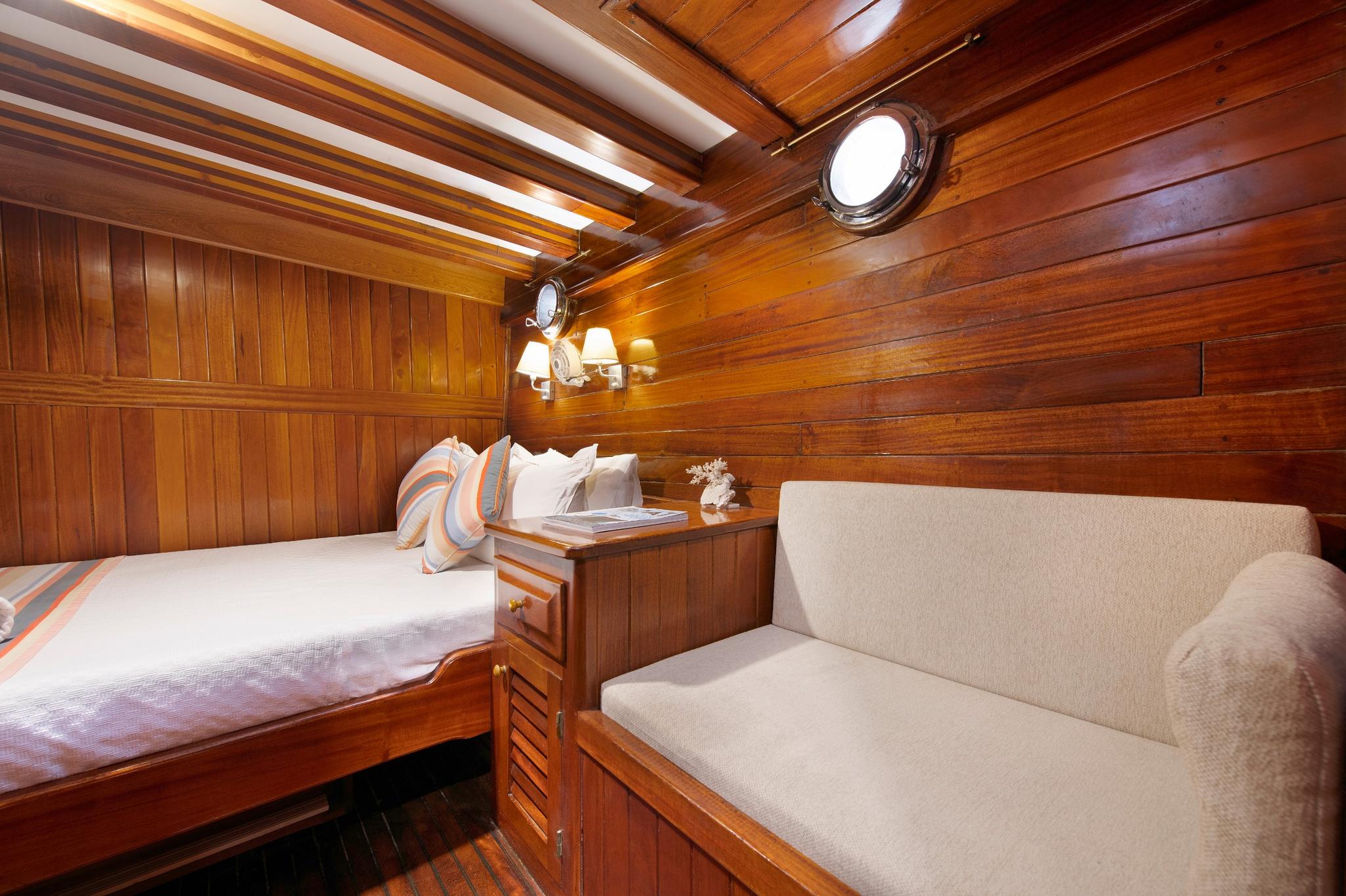 Sunworld 8 gulet accommodation interior cabin in Türkiye