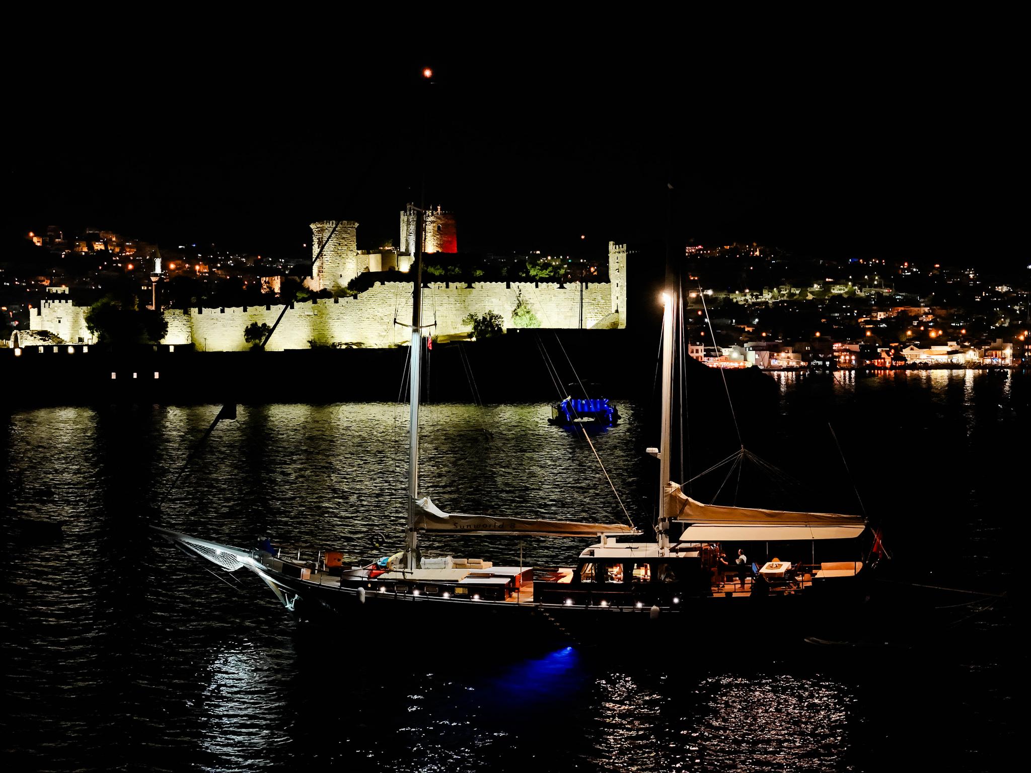 Sunworld 8 gulet amenities aerial view in Türkiye