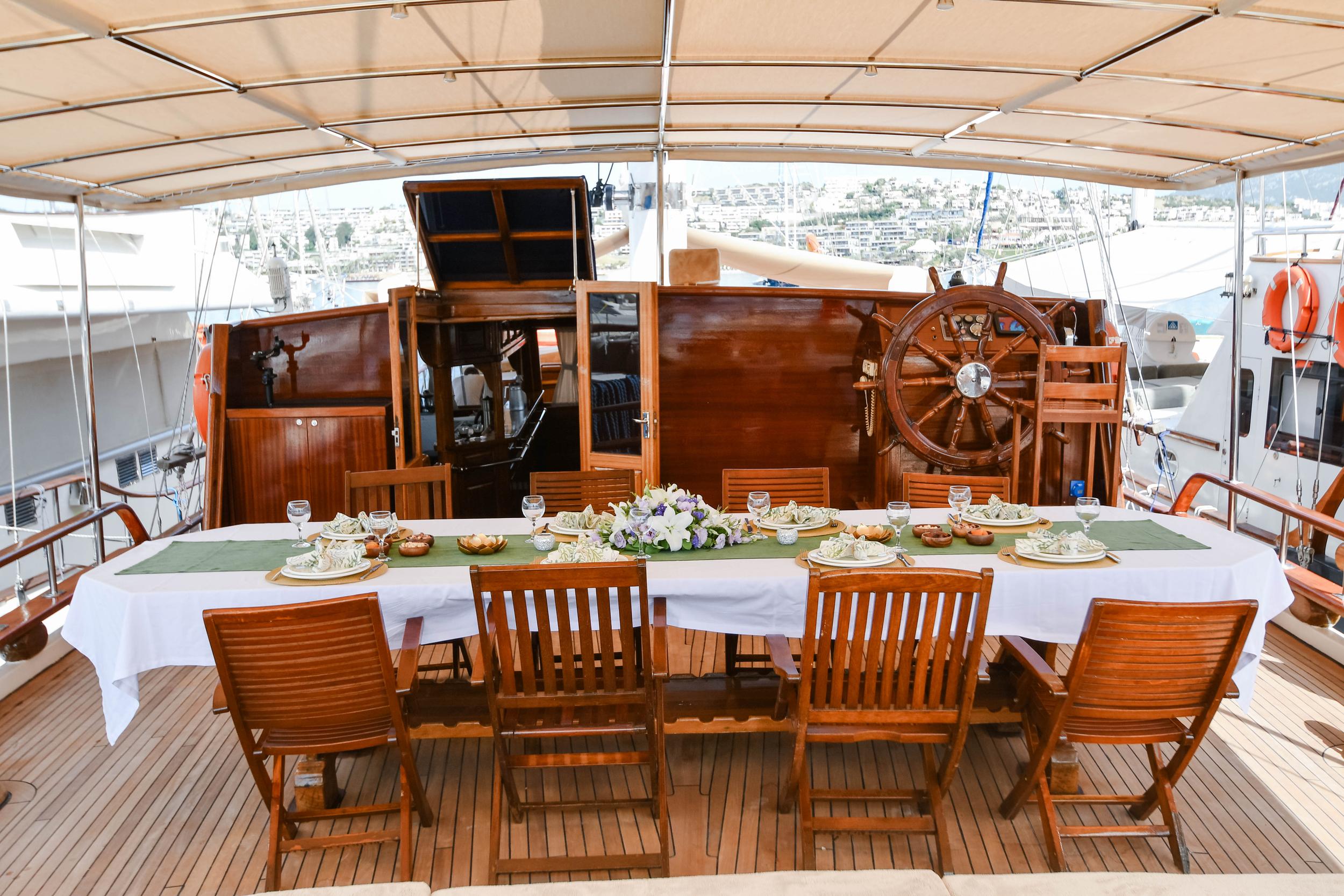 Sunworld 8 gulet amenities exterior deck in Türkiye