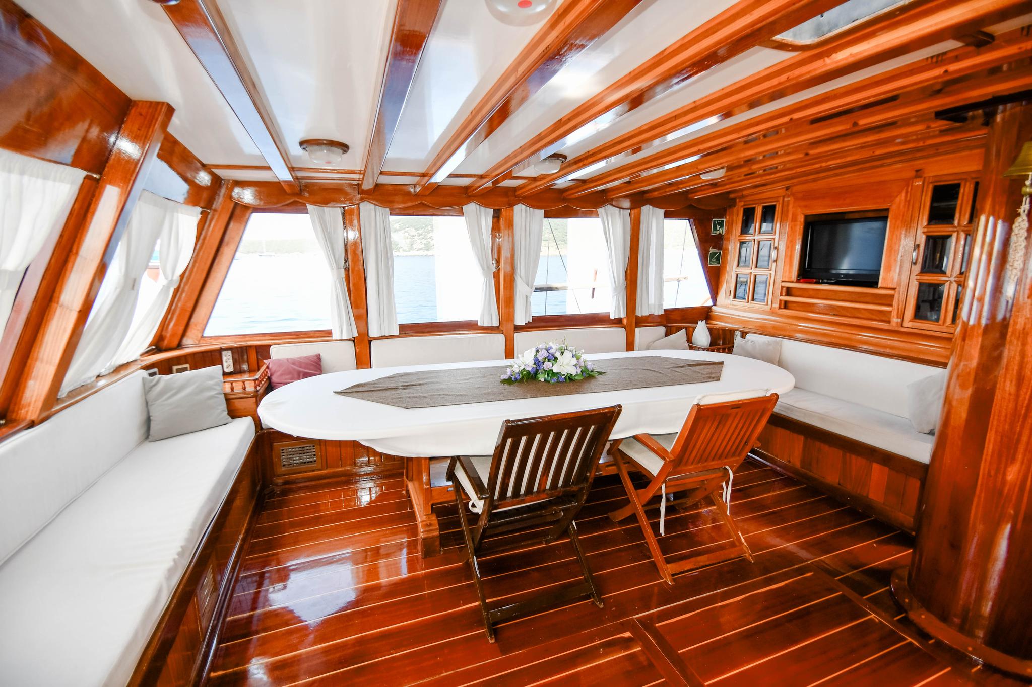 Sunworld 8 gulet amenities exterior deck in Türkiye