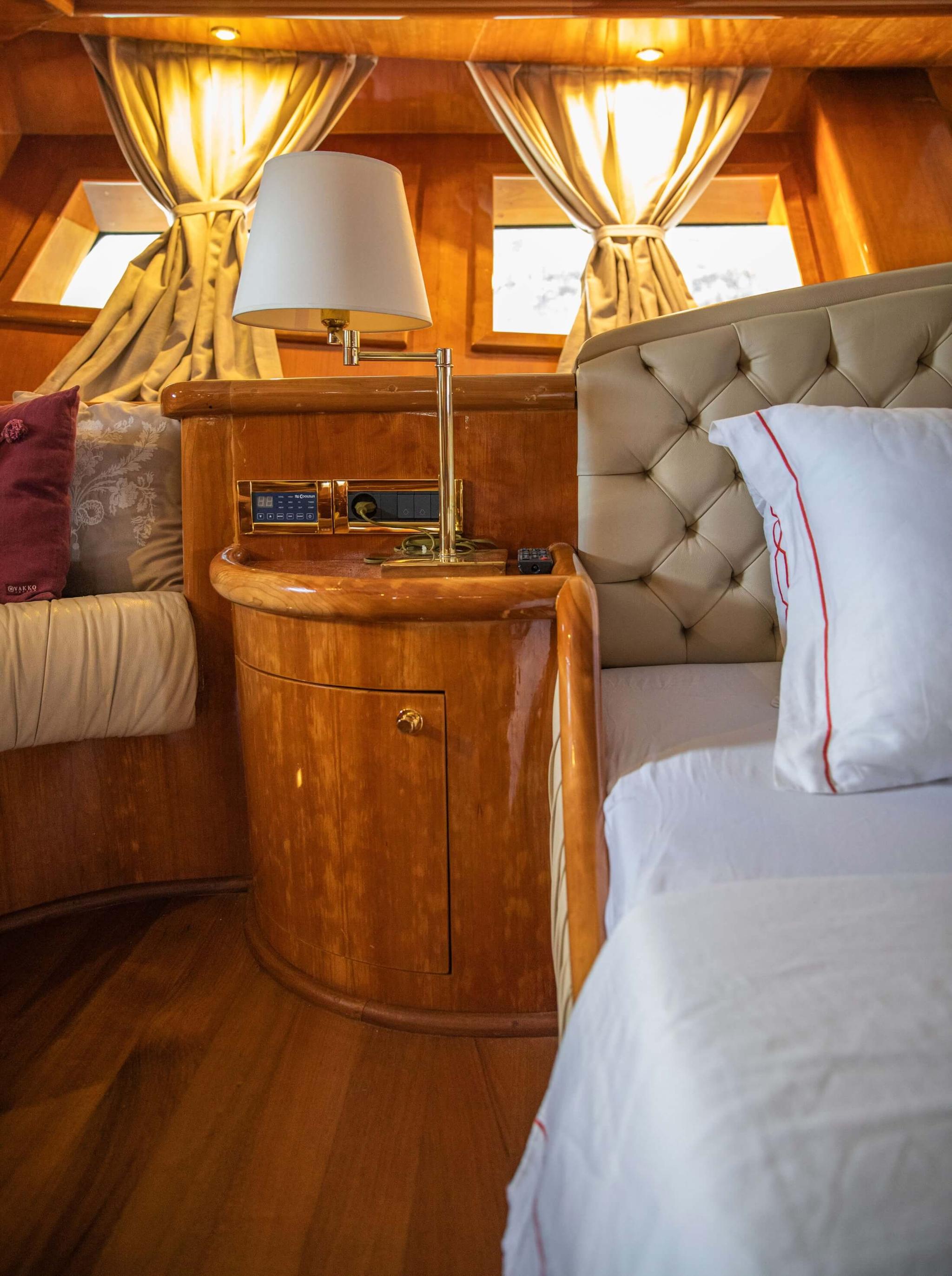 Silver Moon gulet accommodation interior cabin in Türkiye