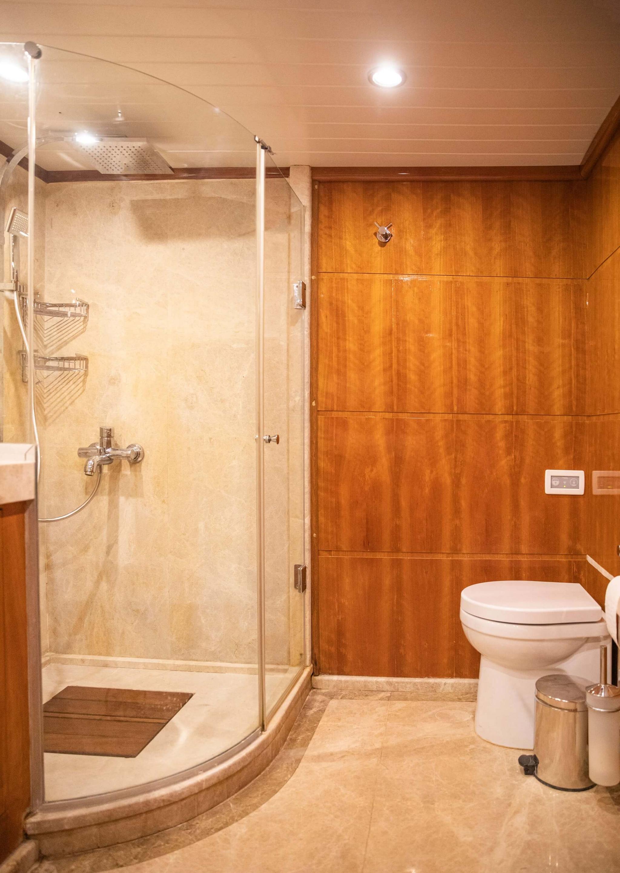 Silver Moon gulet accommodation interior cabin in Türkiye