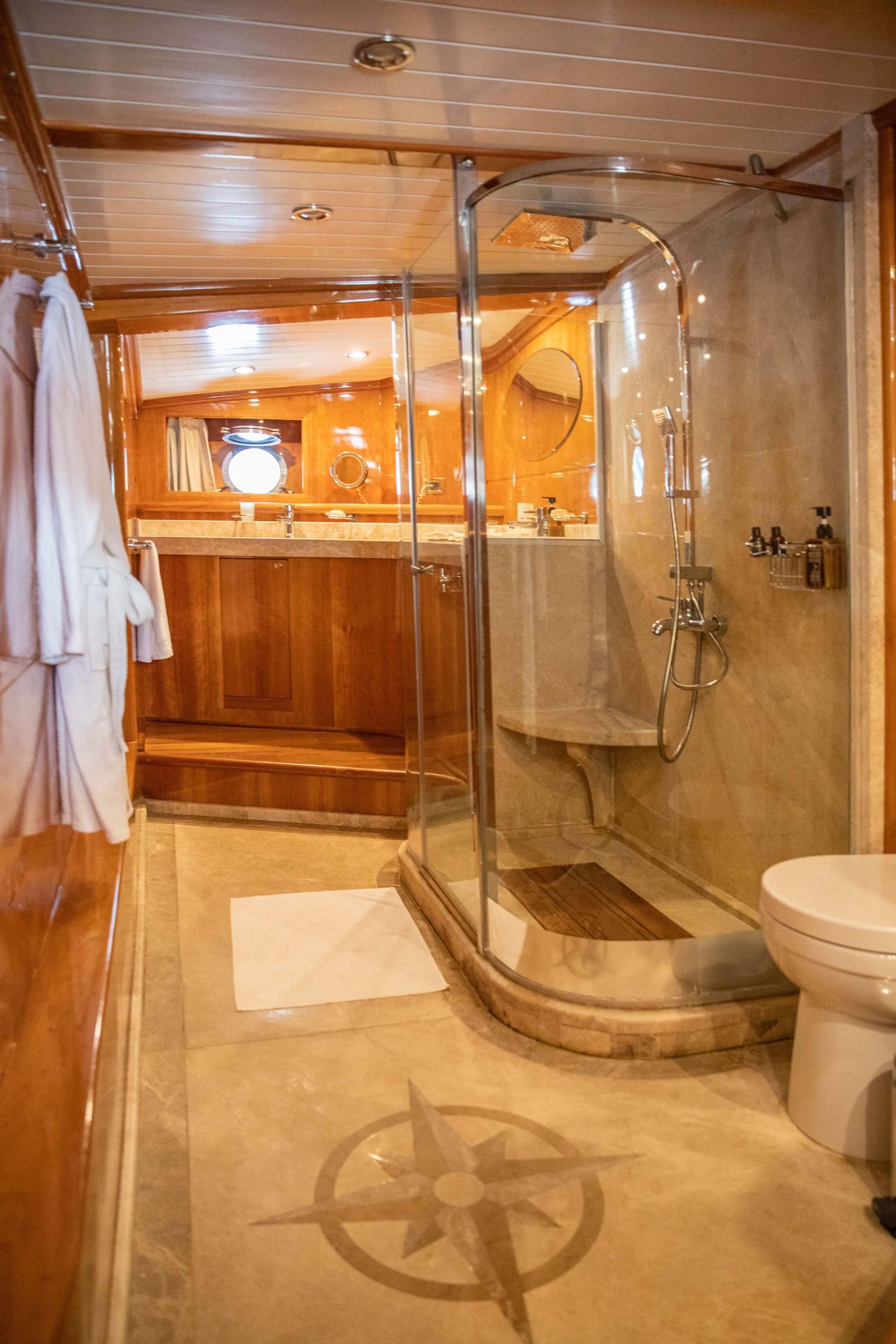 Silver Moon gulet accommodation interior cabin in Türkiye