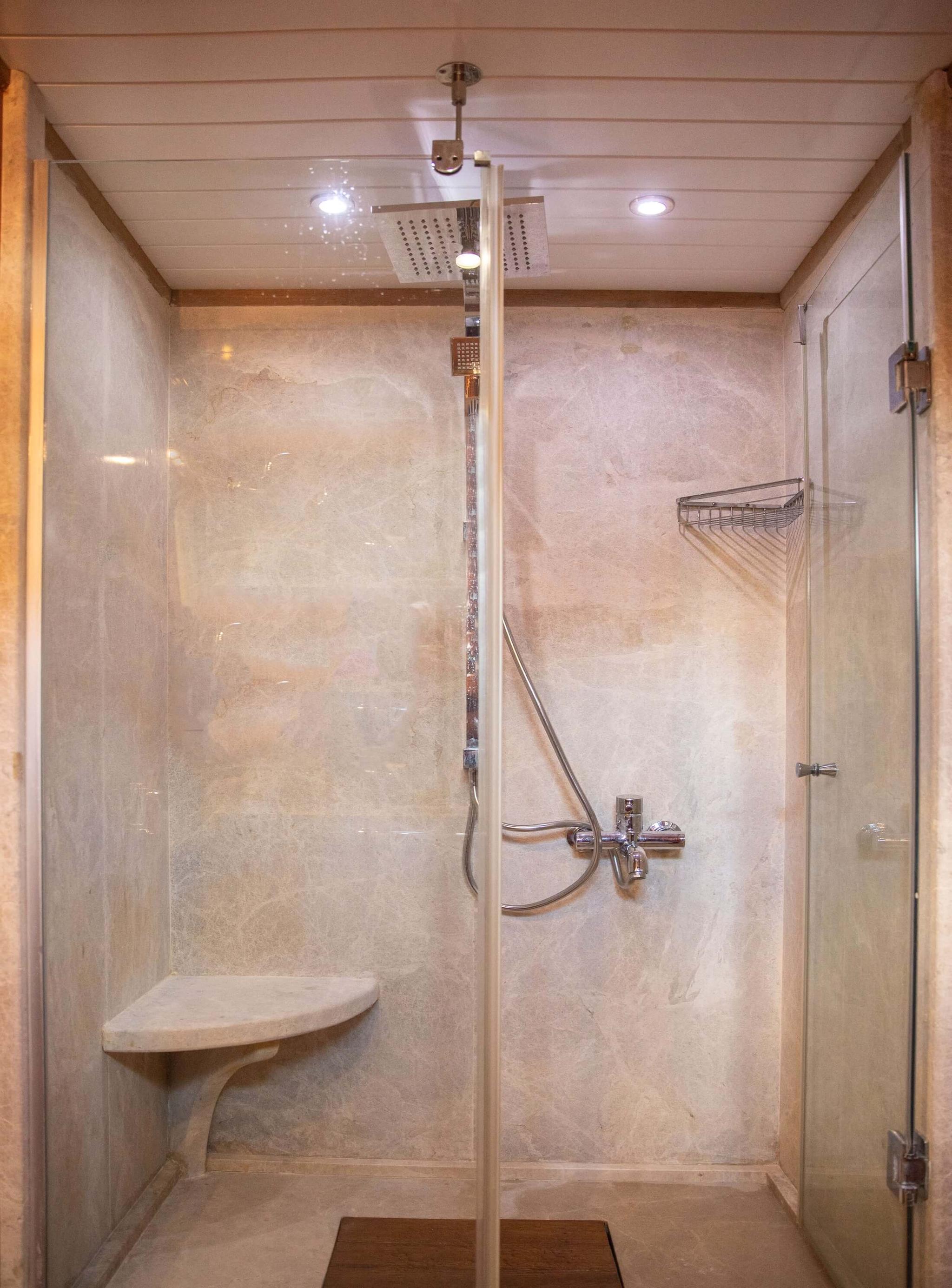 Silver Moon gulet accommodation interior cabin in Türkiye