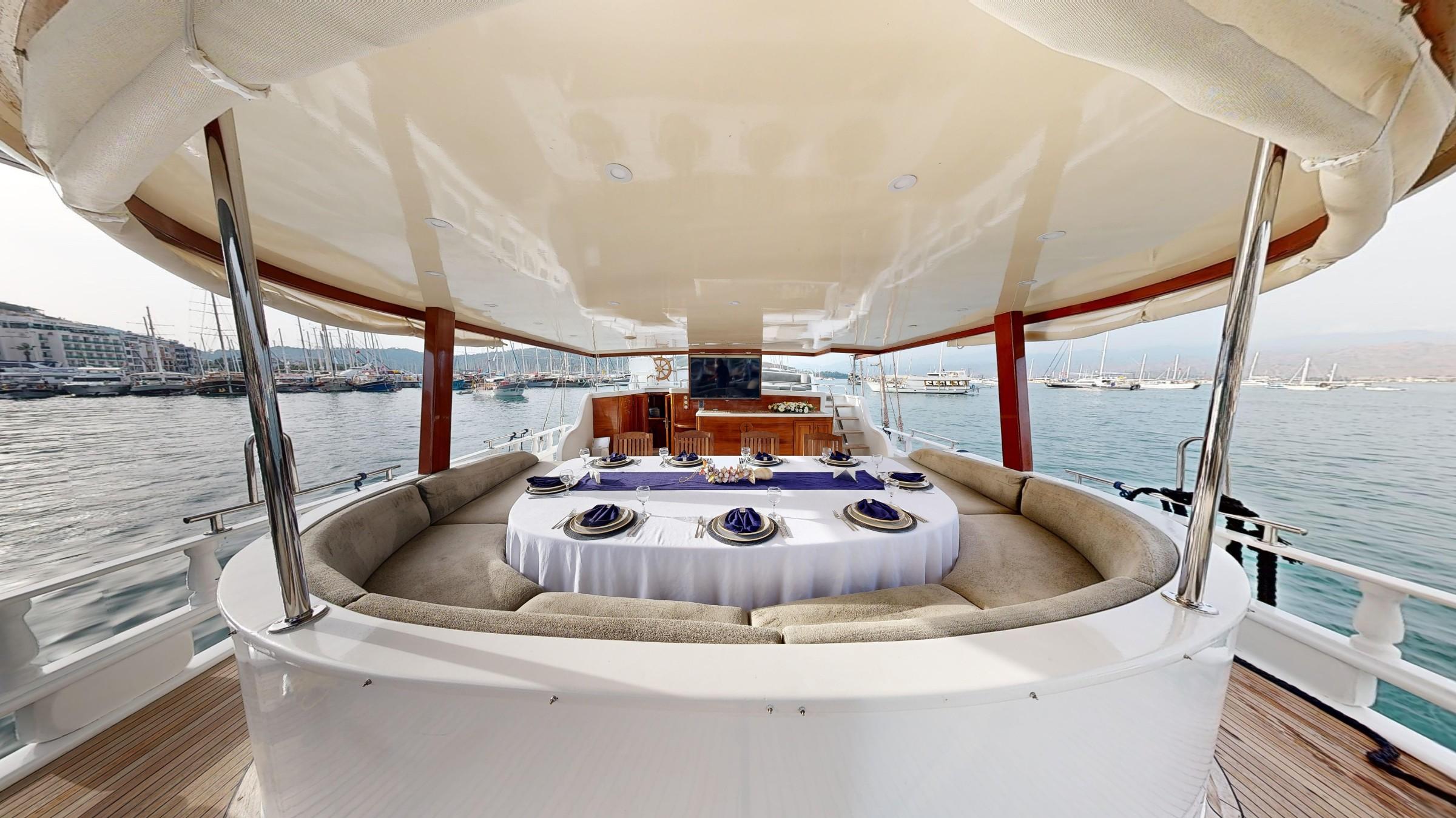 Diamond Lila gulet amenities exterior deck in Türkiye