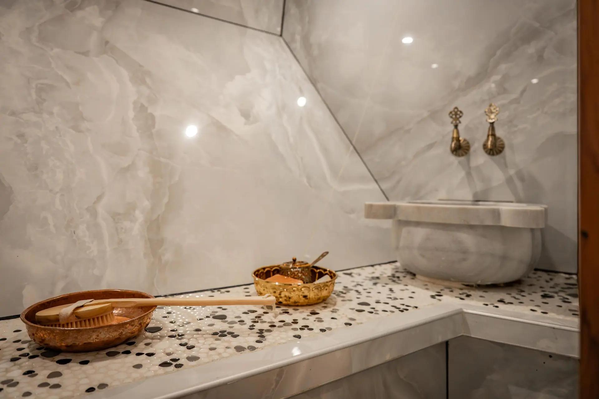 Oguz Khan gulet amenities interior cabin in Türkiye