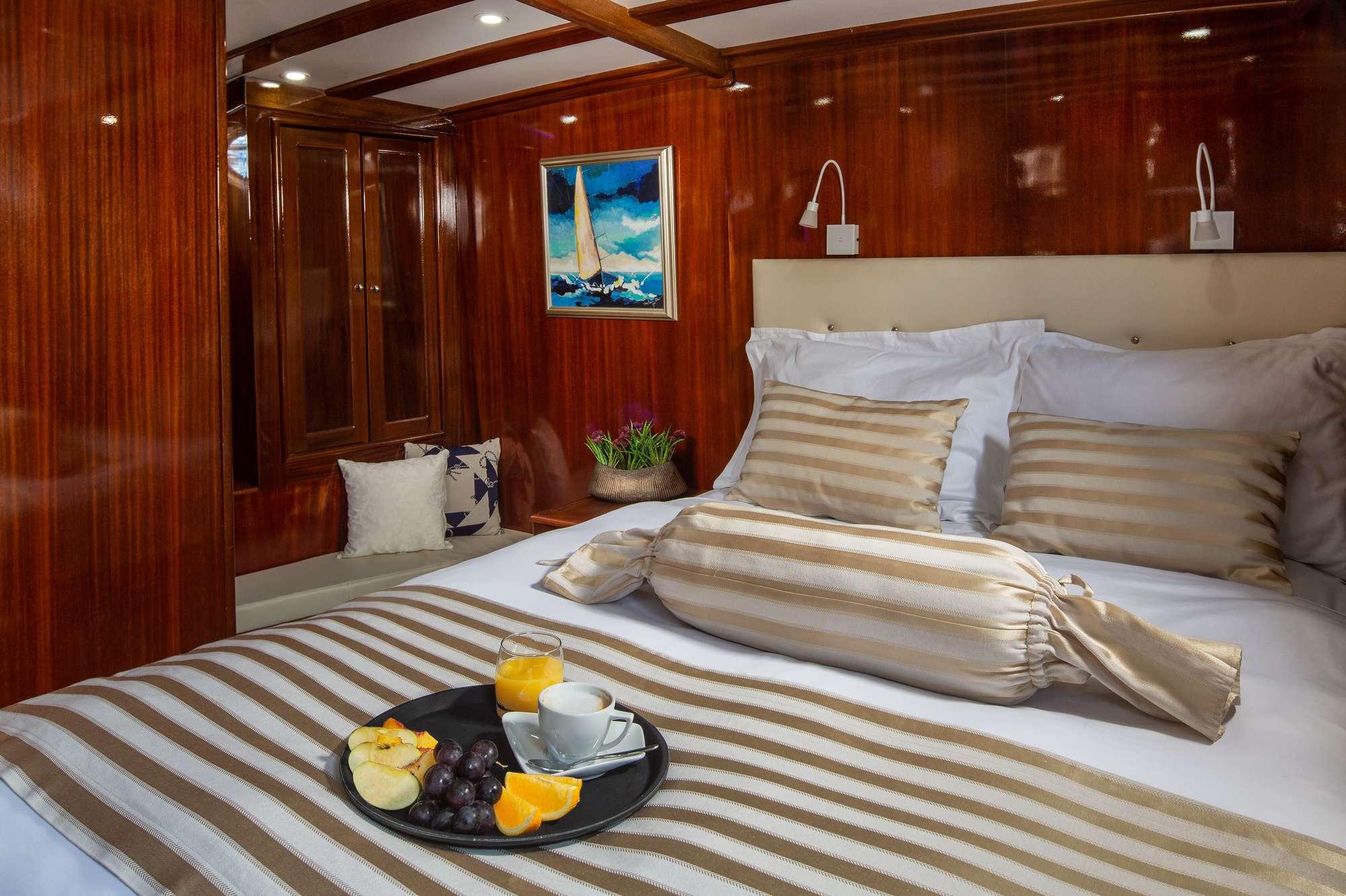 Saint Luca gulet accommodation interior cabin in Croatia