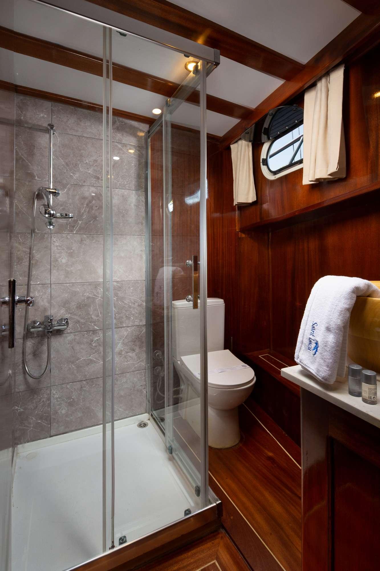 Saint Luca gulet accommodation interior cabin in Croatia