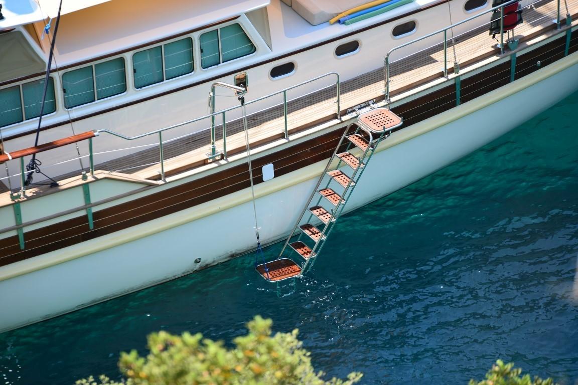 Ece Arina gulet amenities exterior deck in Türkiye