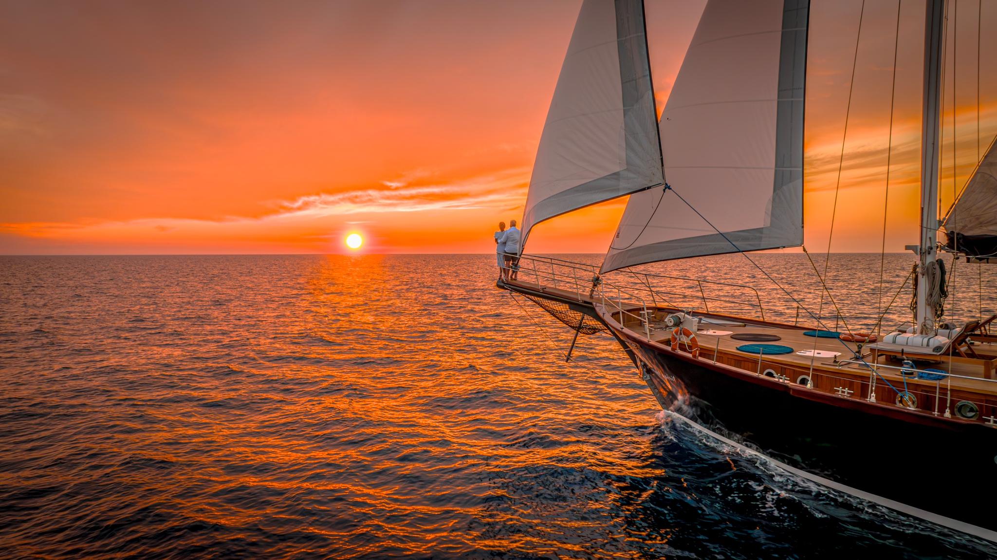 Smart Spirit gulet amenities aerial view in Croatia