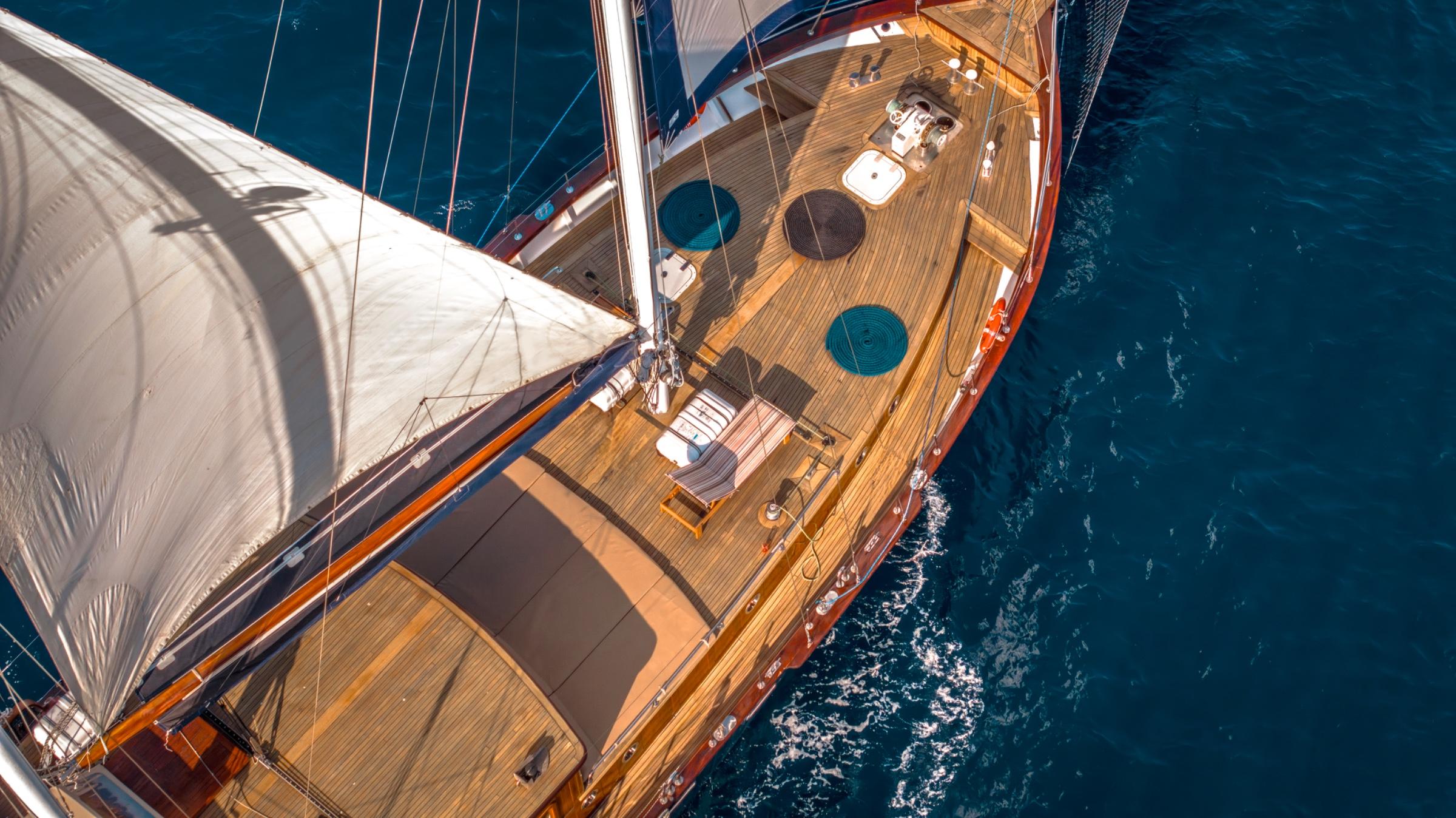 Smart Spirit gulet exterior deck in Croatia