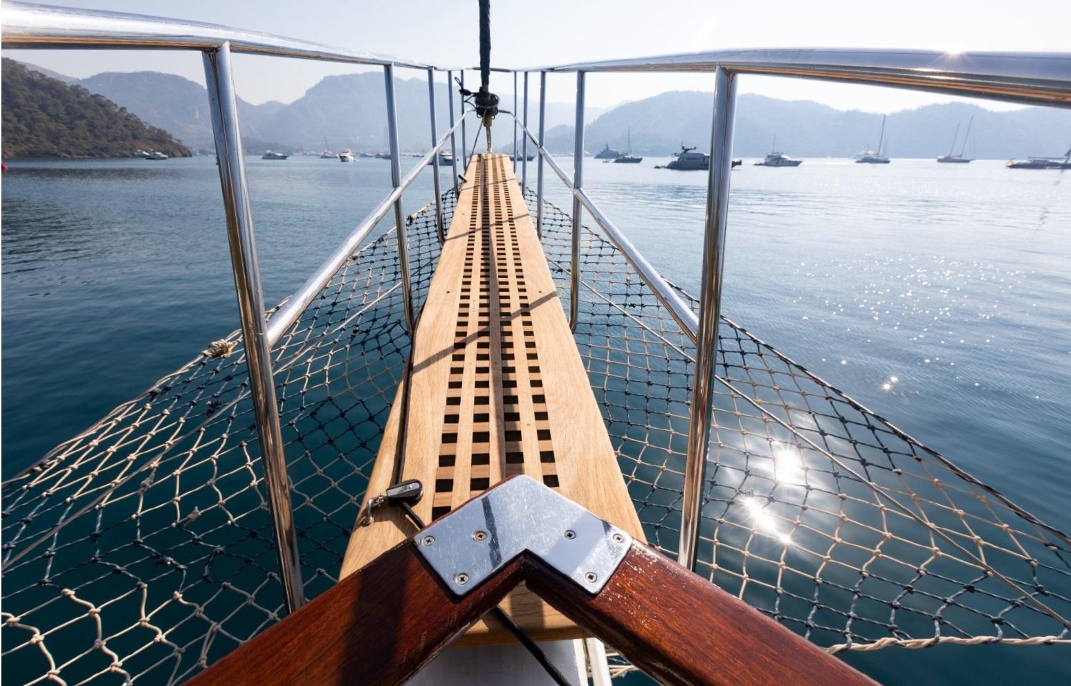 KANARYA gulet amenities exterior deck in Türkiye