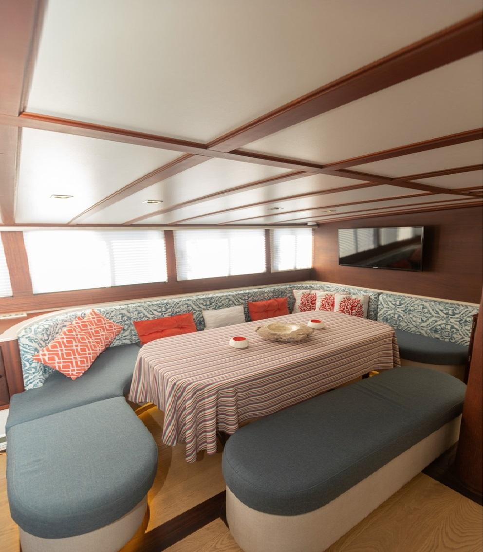 KANARYA gulet accommodation interior cabin in Türkiye