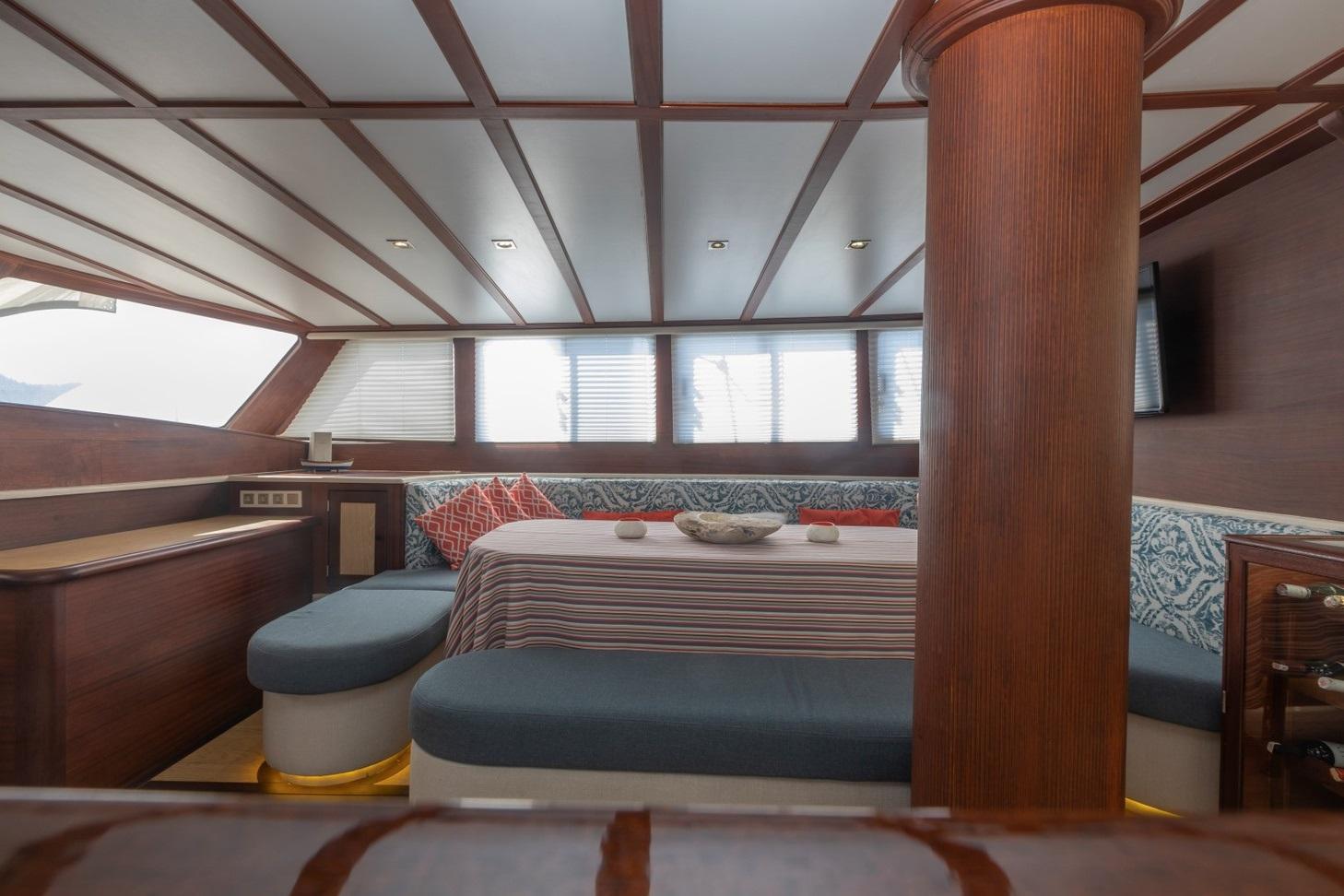 KANARYA gulet accommodation interior cabin in Türkiye