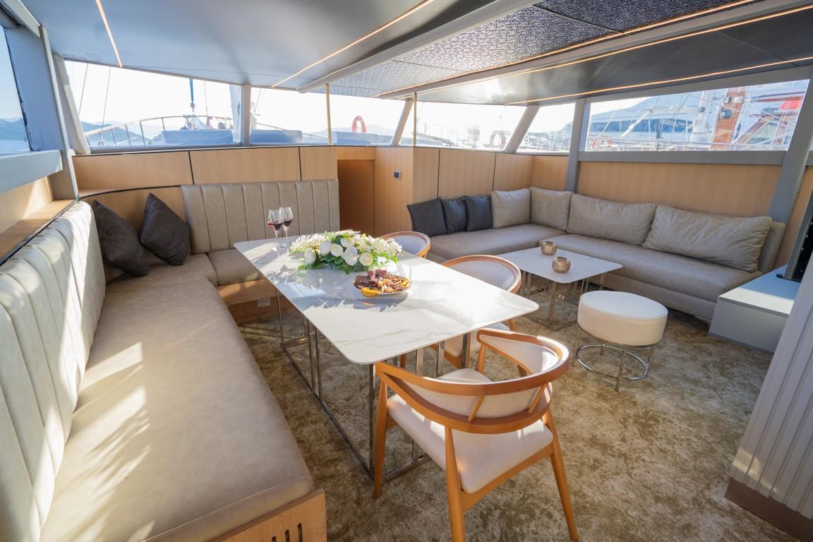 Prenses Alize gulet amenities interior cabin in Türkiye