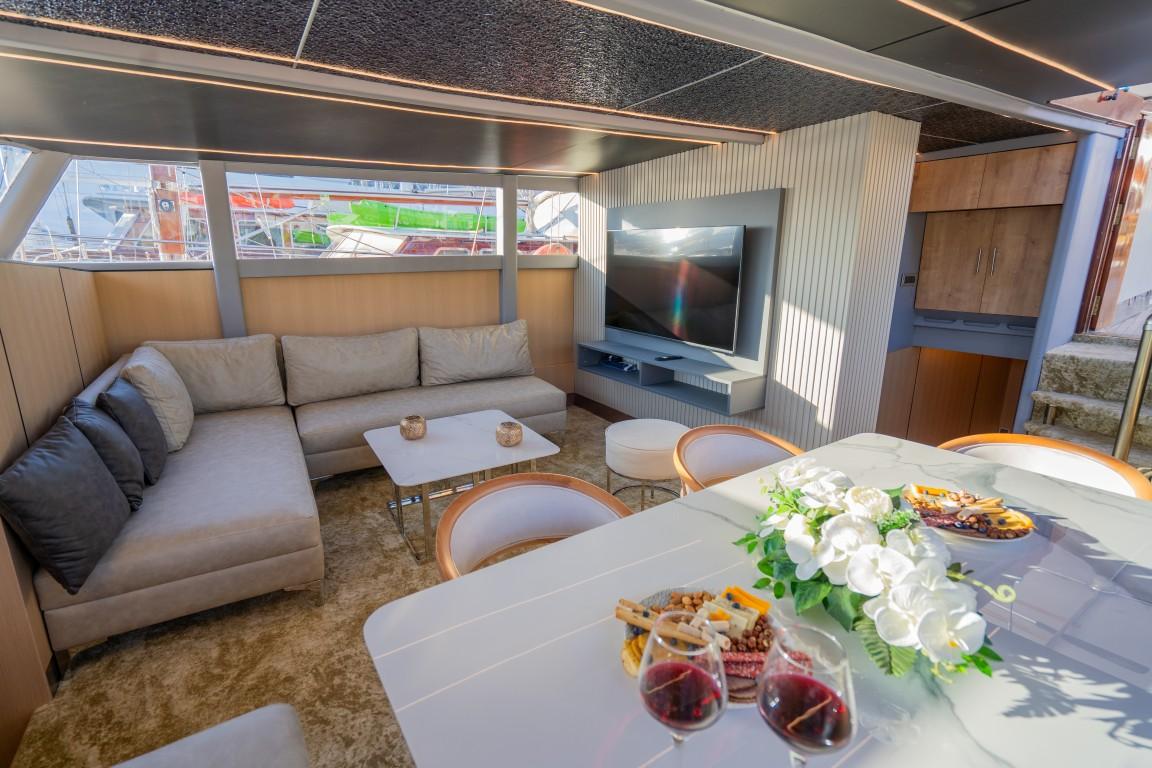 Prenses Alize gulet amenities interior cabin in Türkiye
