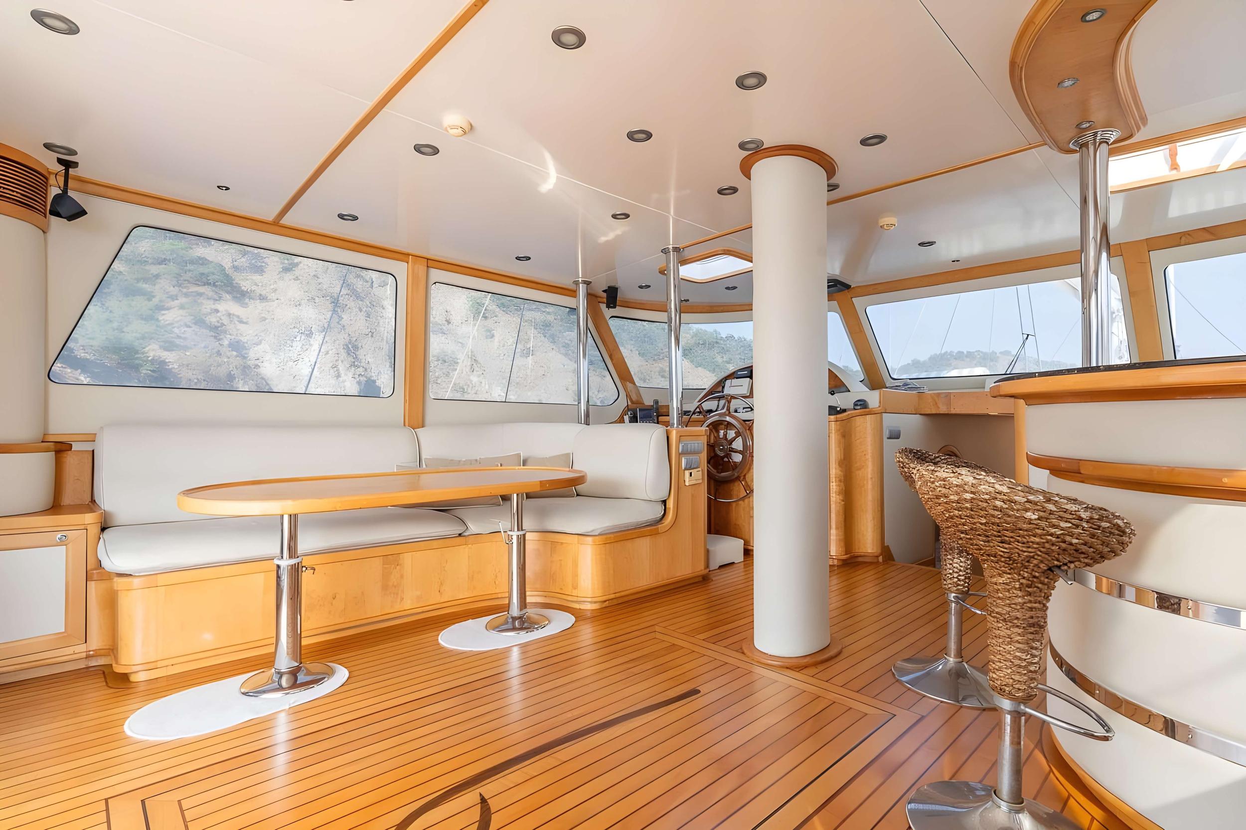 The Royal Blue gulet amenities exterior deck in Türkiye