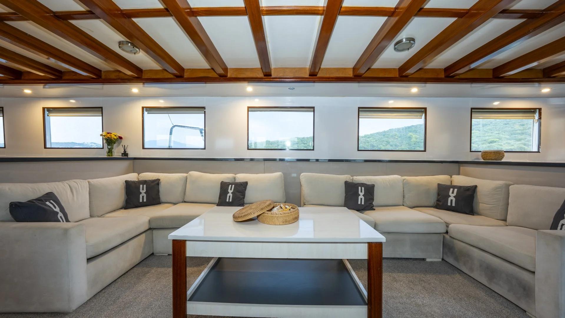 Elara 1 gulet amenities exterior deck in Türkiye