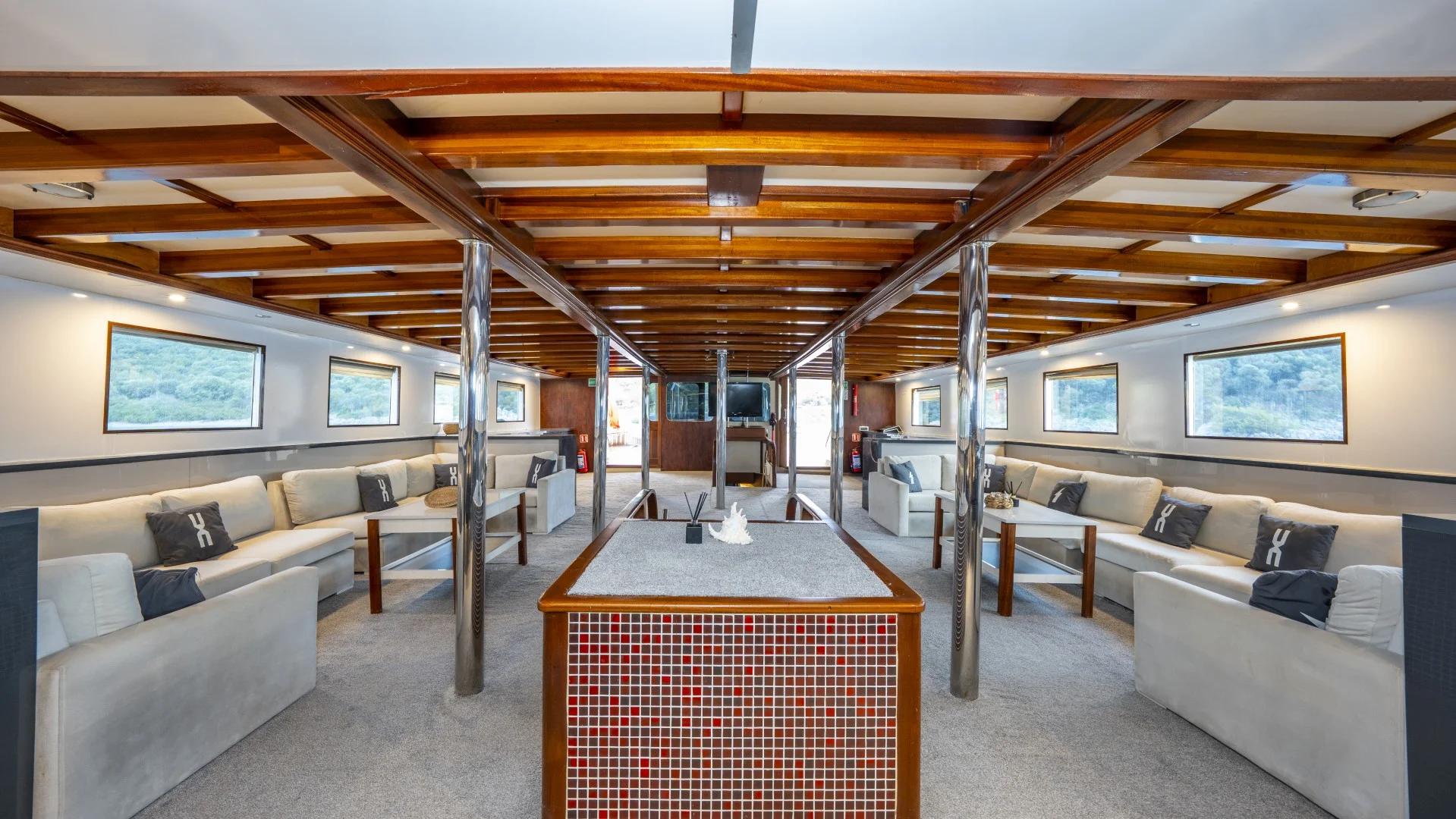 Elara 1 gulet amenities exterior deck in Türkiye