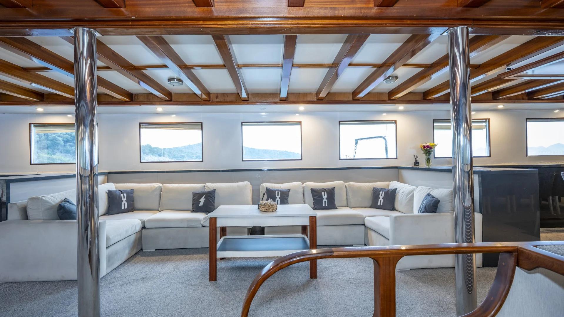 Elara 1 gulet amenities exterior deck in Türkiye