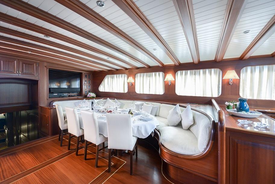 Lady Christa gulet amenities interior cabin in Türkiye