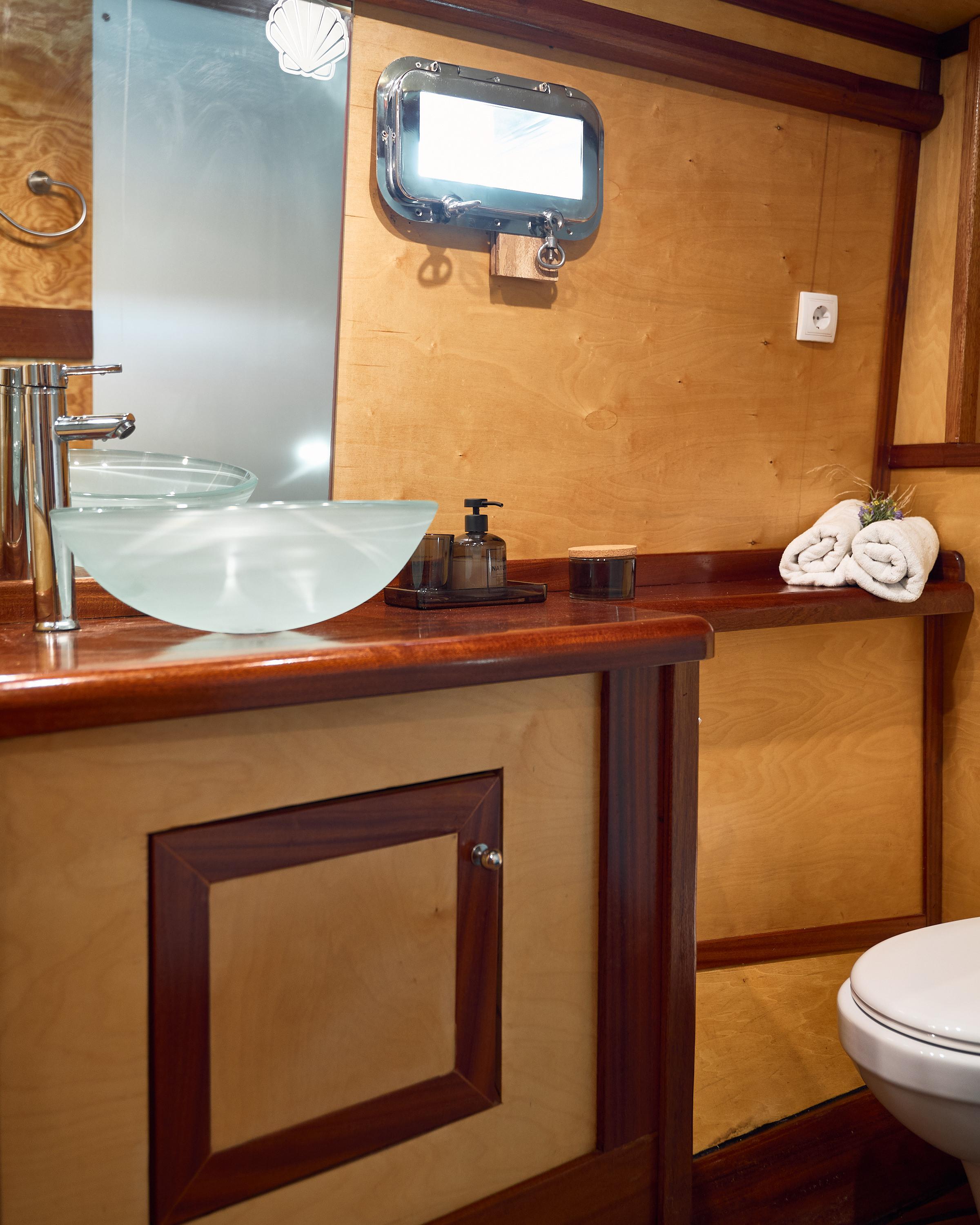 Trebenna gulet accommodation interior cabin in Croatia