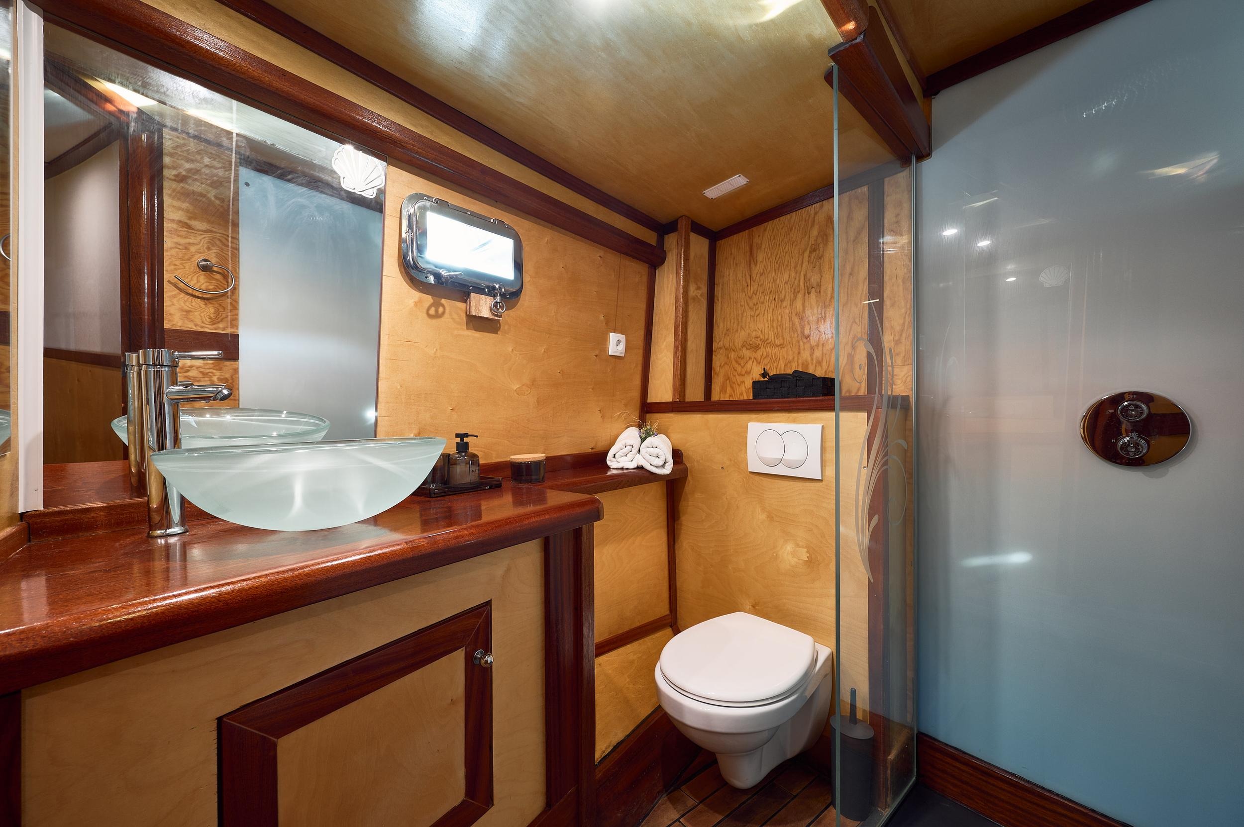 Trebenna gulet accommodation interior cabin in Croatia
