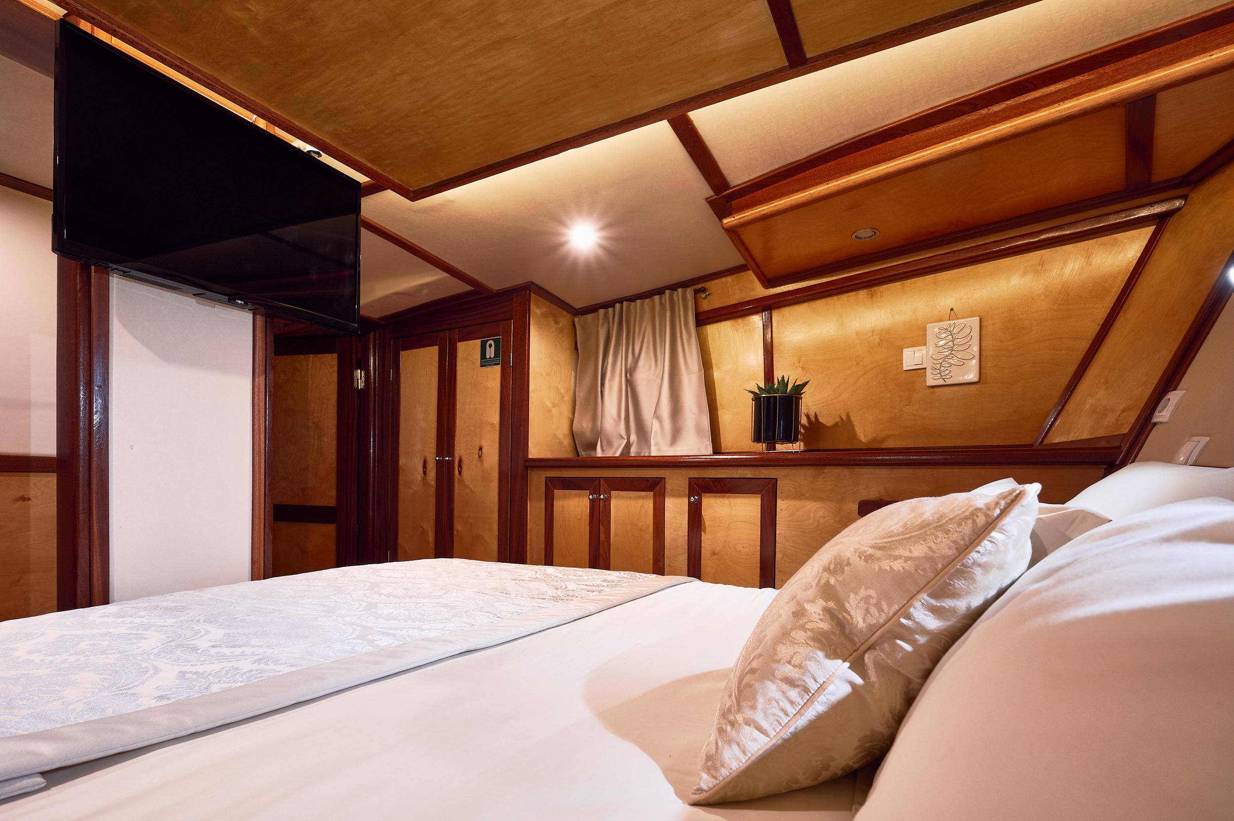 Trebenna gulet accommodation interior cabin in Croatia
