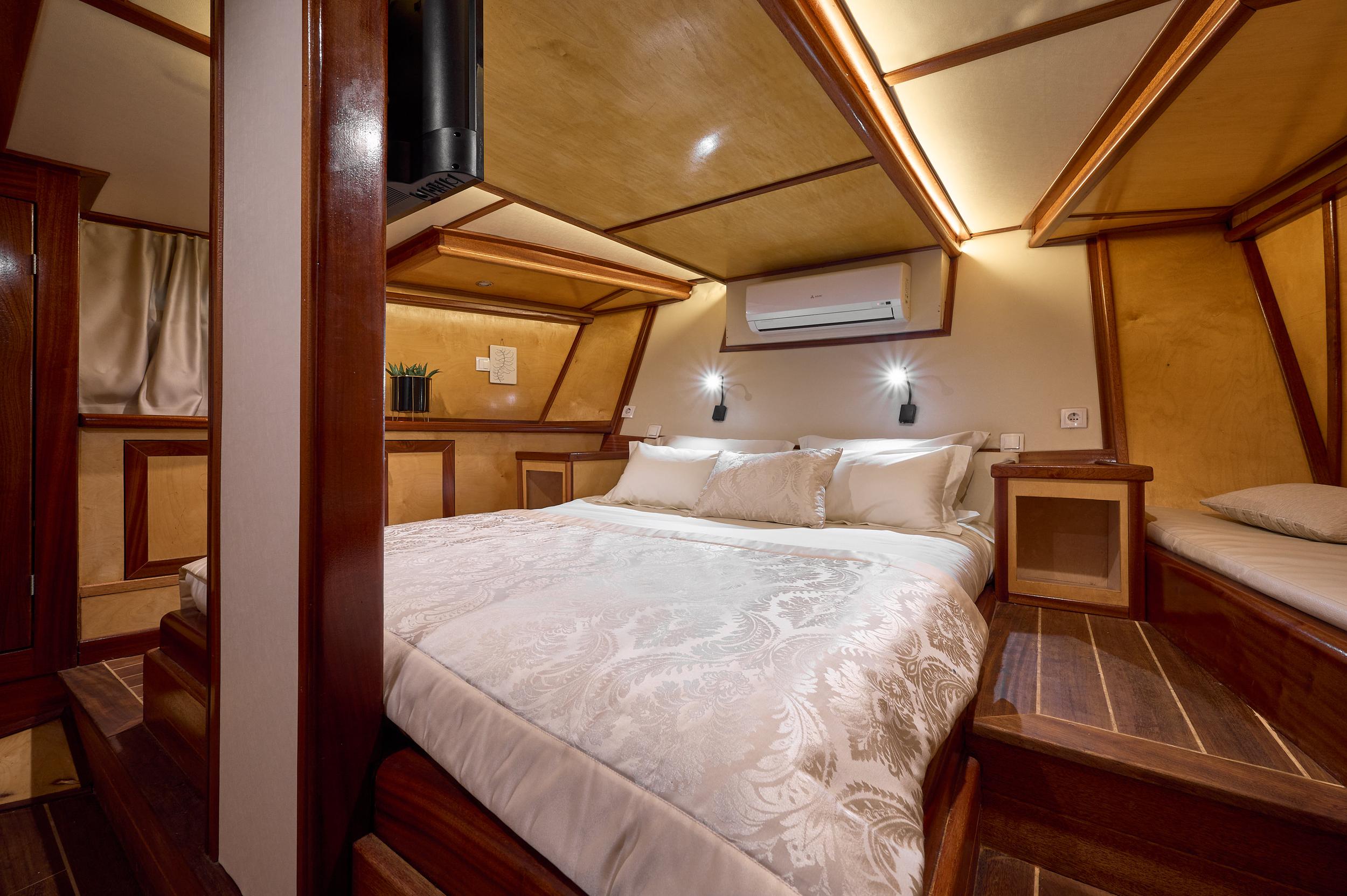 Trebenna gulet accommodation interior cabin in Croatia
