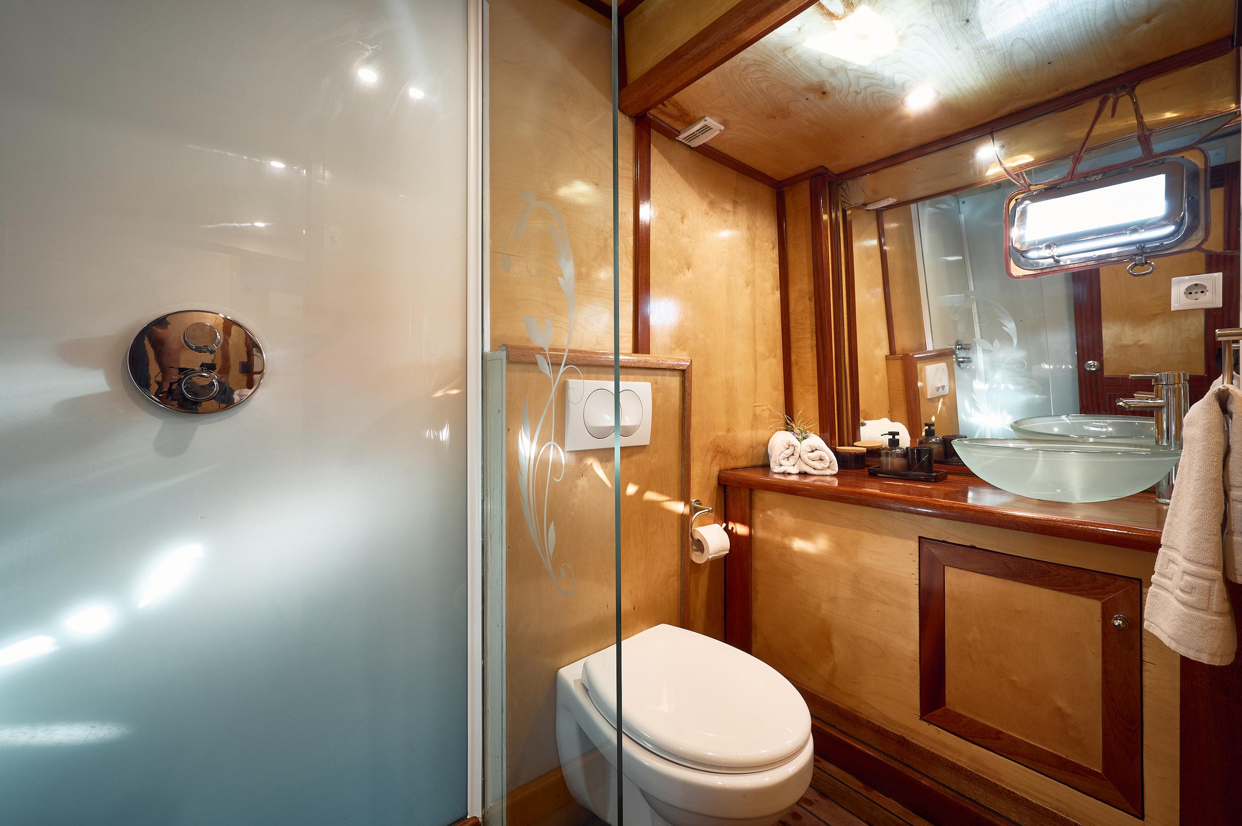 Trebenna gulet accommodation interior cabin in Croatia