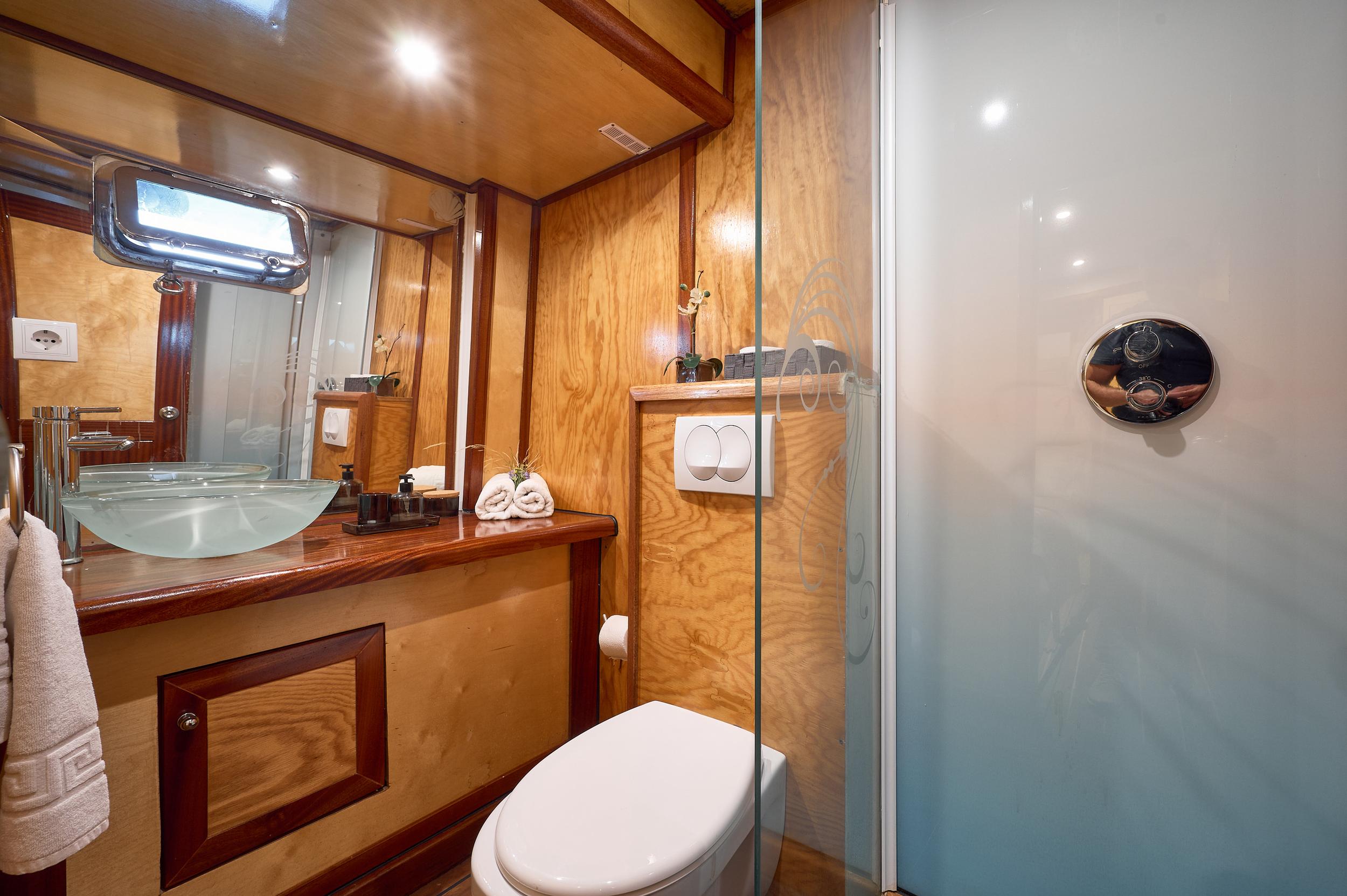 Trebenna gulet accommodation interior cabin in Croatia