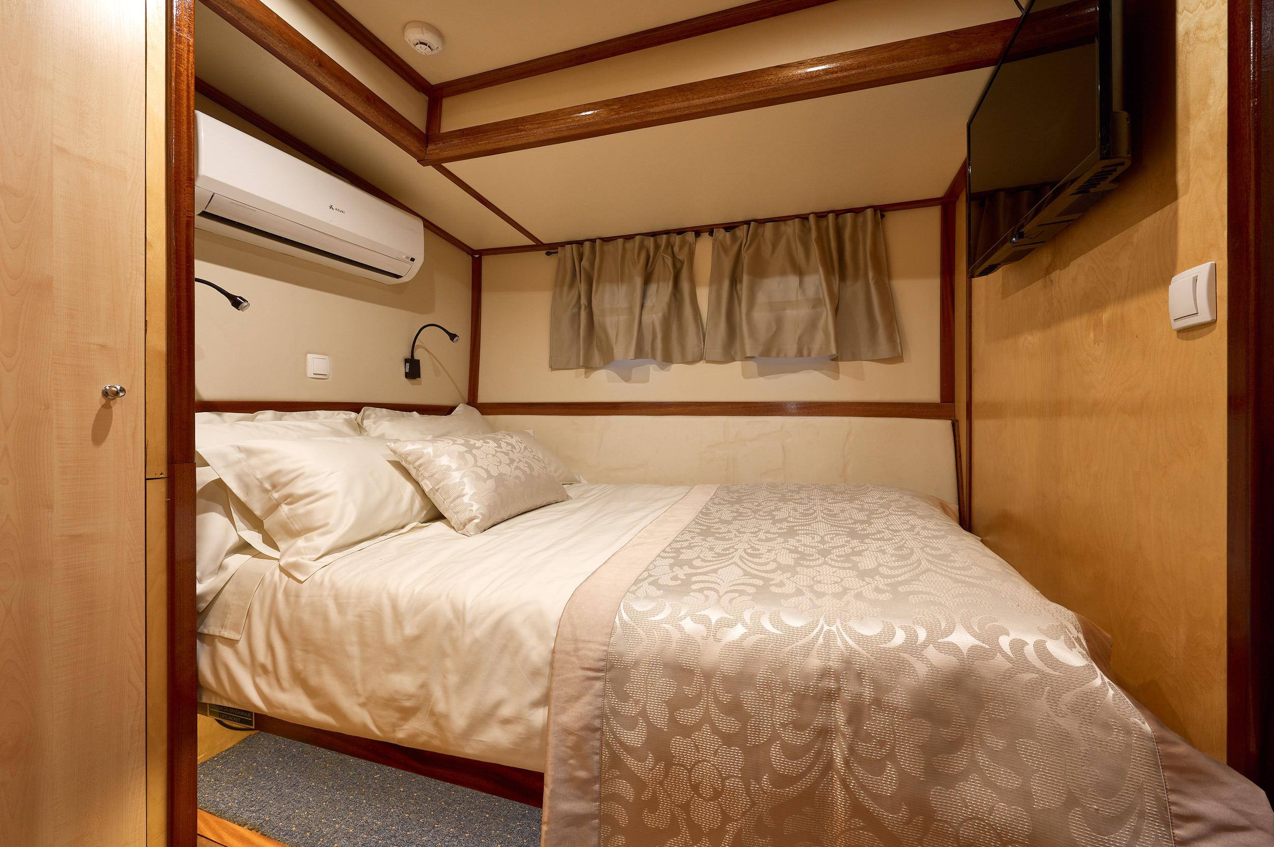 Trebenna gulet accommodation interior cabin in Croatia