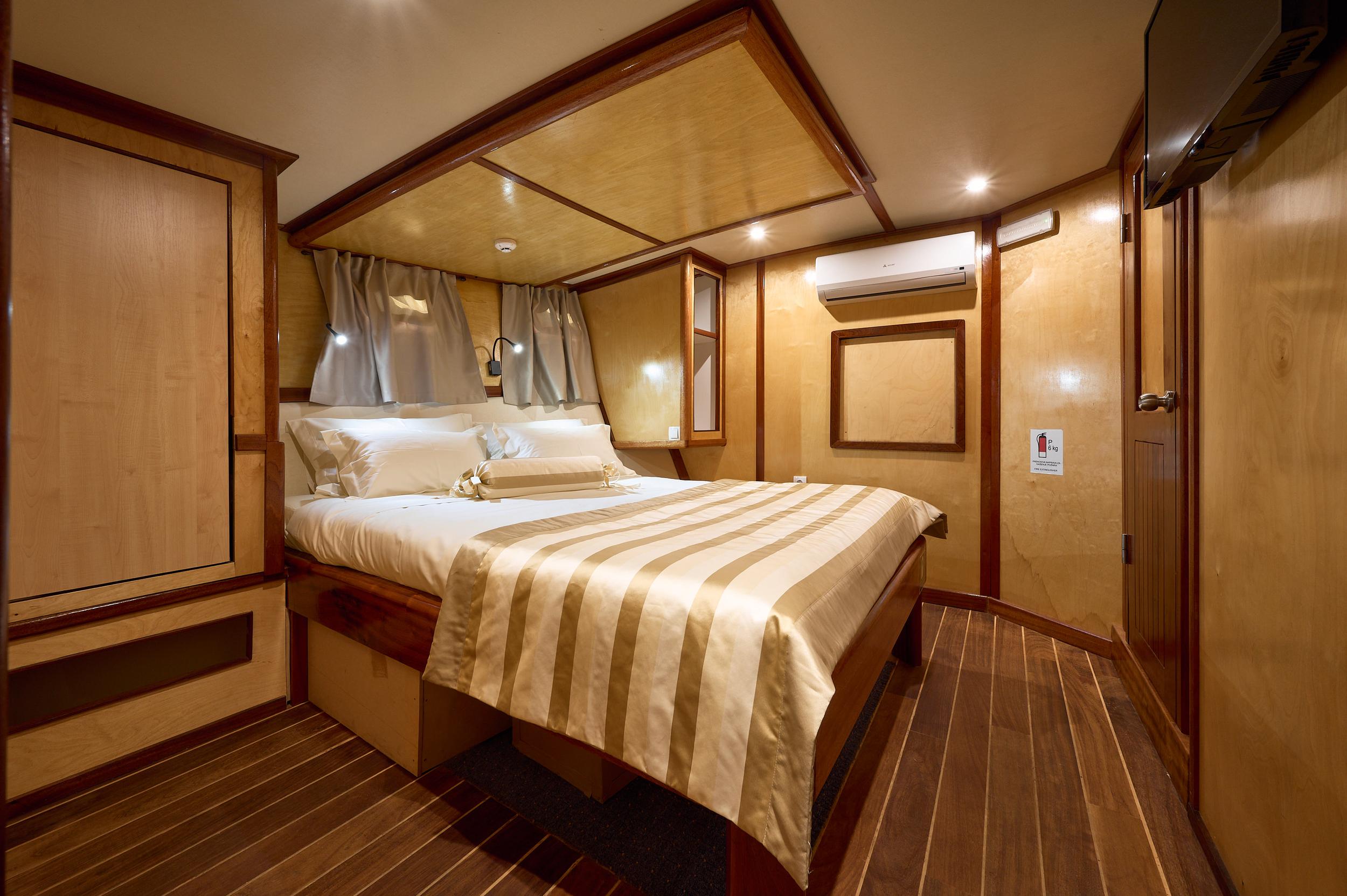 Trebenna gulet accommodation interior cabin in Croatia
