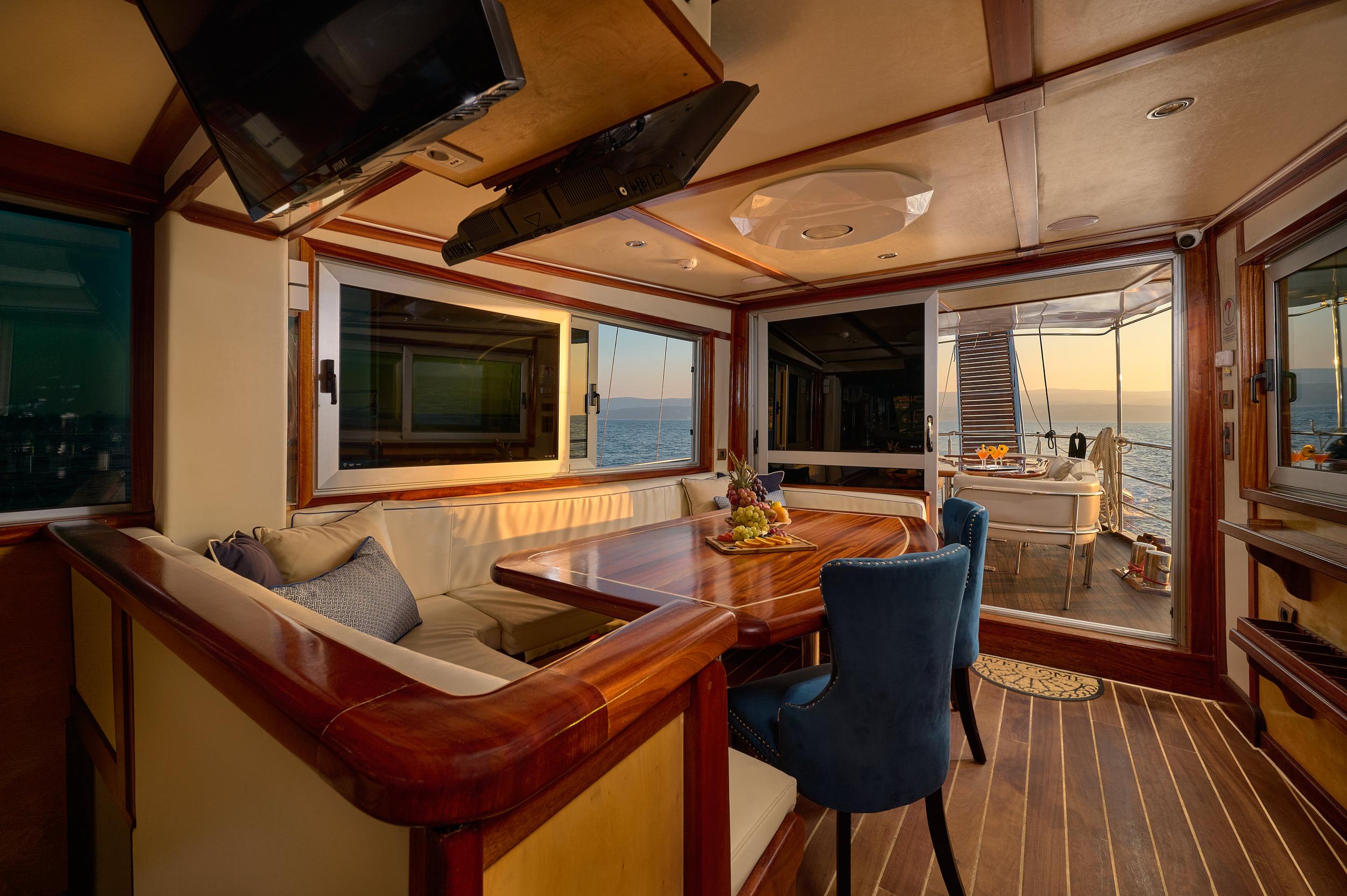 Trebenna gulet amenities interior cabin in Croatia