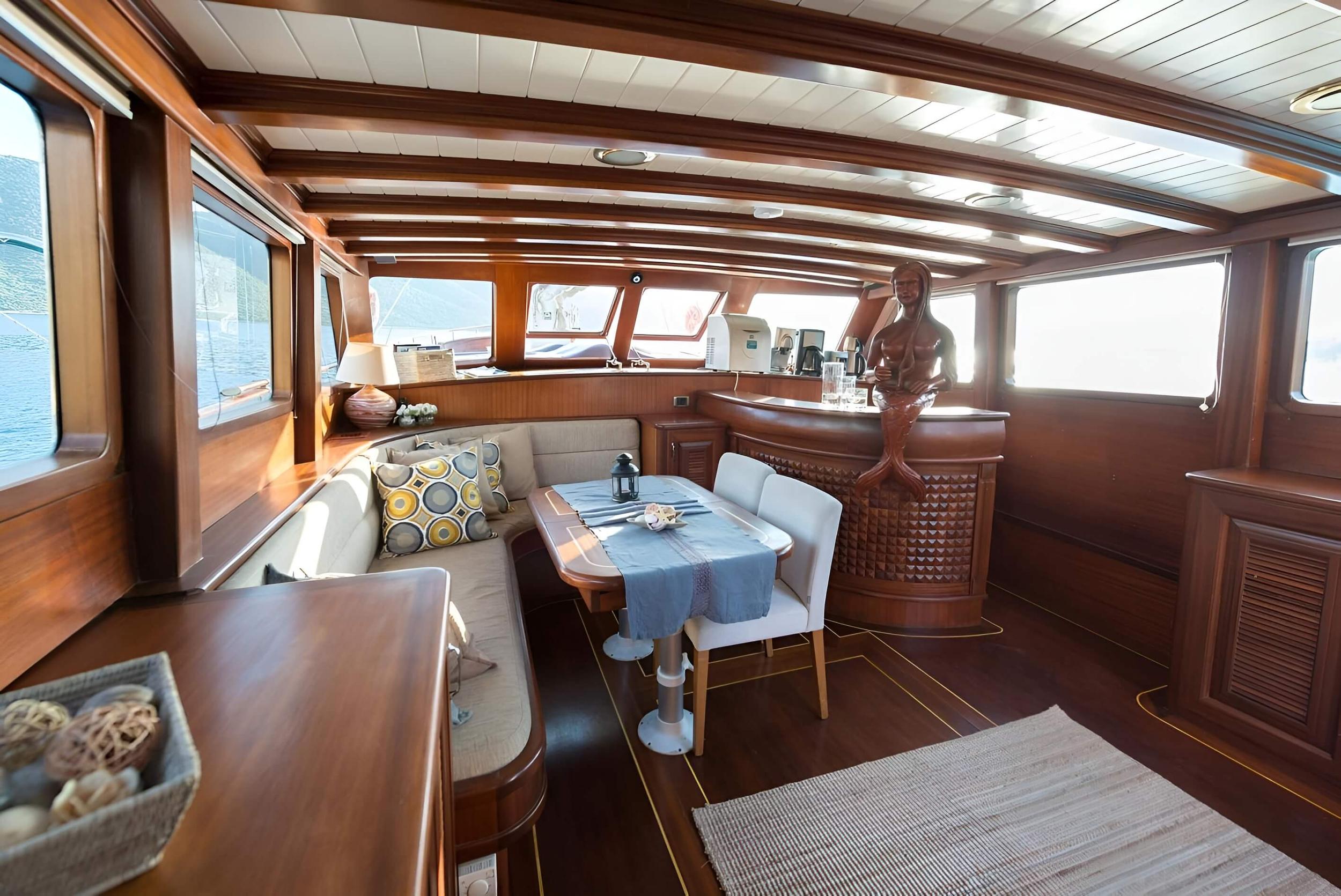 Primadonna gulet amenities exterior deck in Türkiye