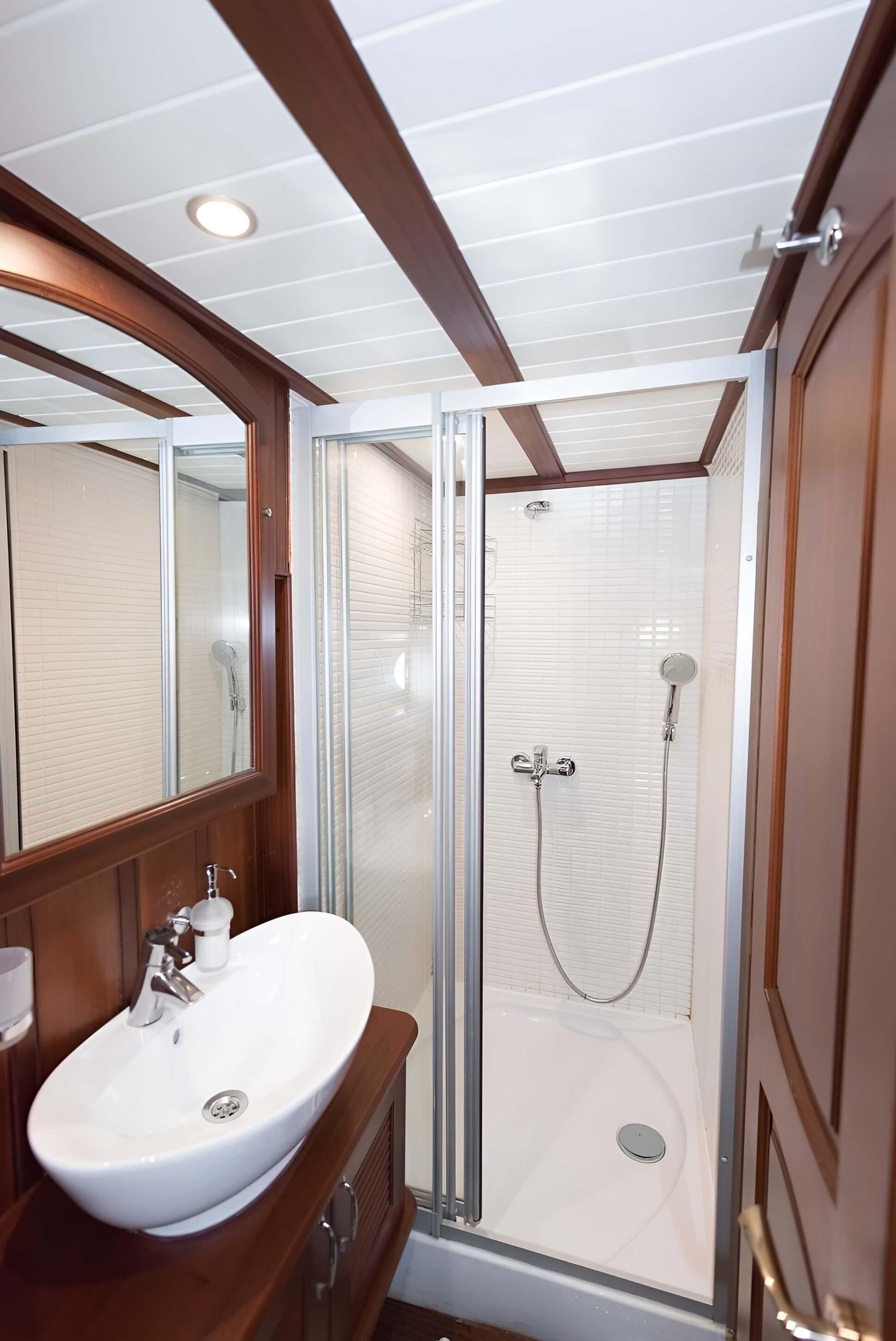 Primadonna gulet accommodation interior cabin in Türkiye