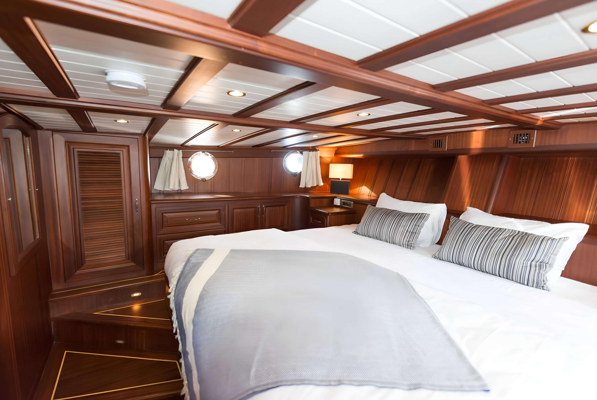 Primadonna gulet accommodation interior cabin in Türkiye