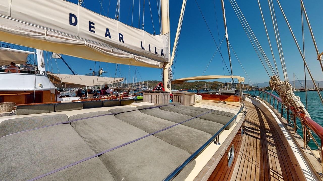 Dear Lila gulet amenities exterior deck in Türkiye