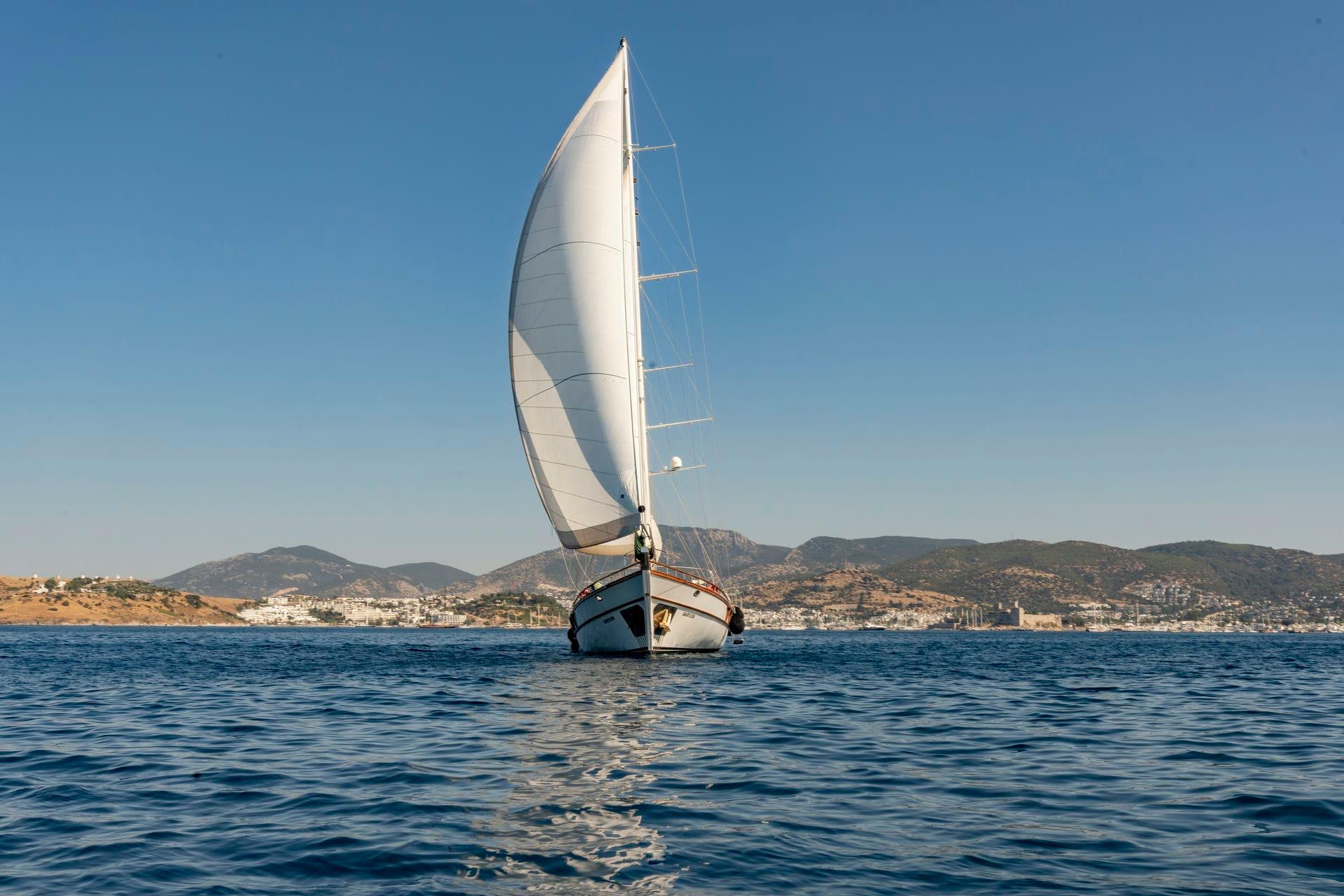 Babylon gulet amenities aerial view in Türkiye