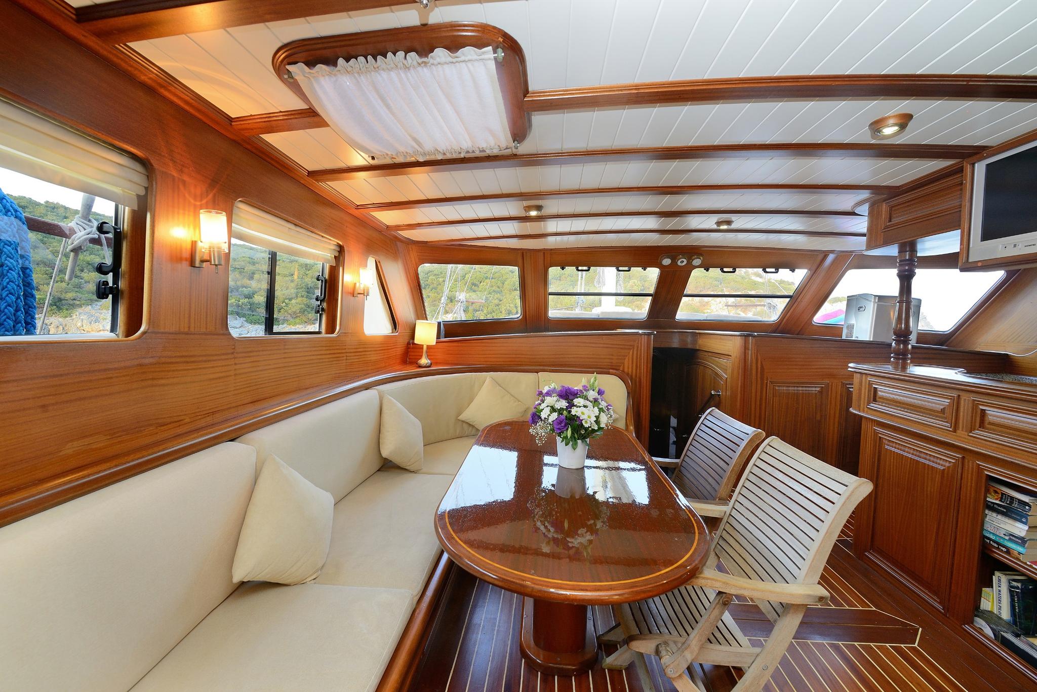 Samarkand gulet amenities interior cabin in Türkiye