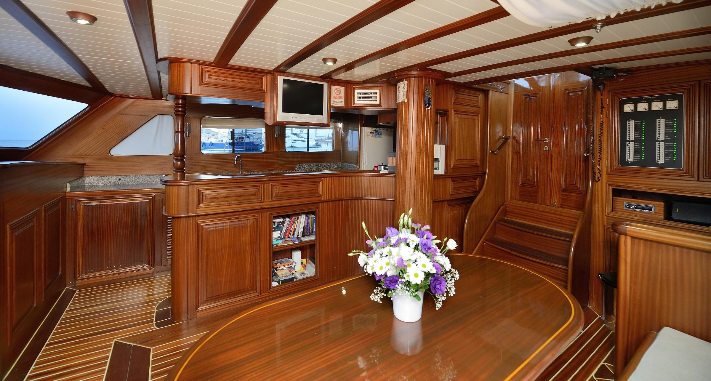 Samarkand gulet amenities interior cabin in Türkiye