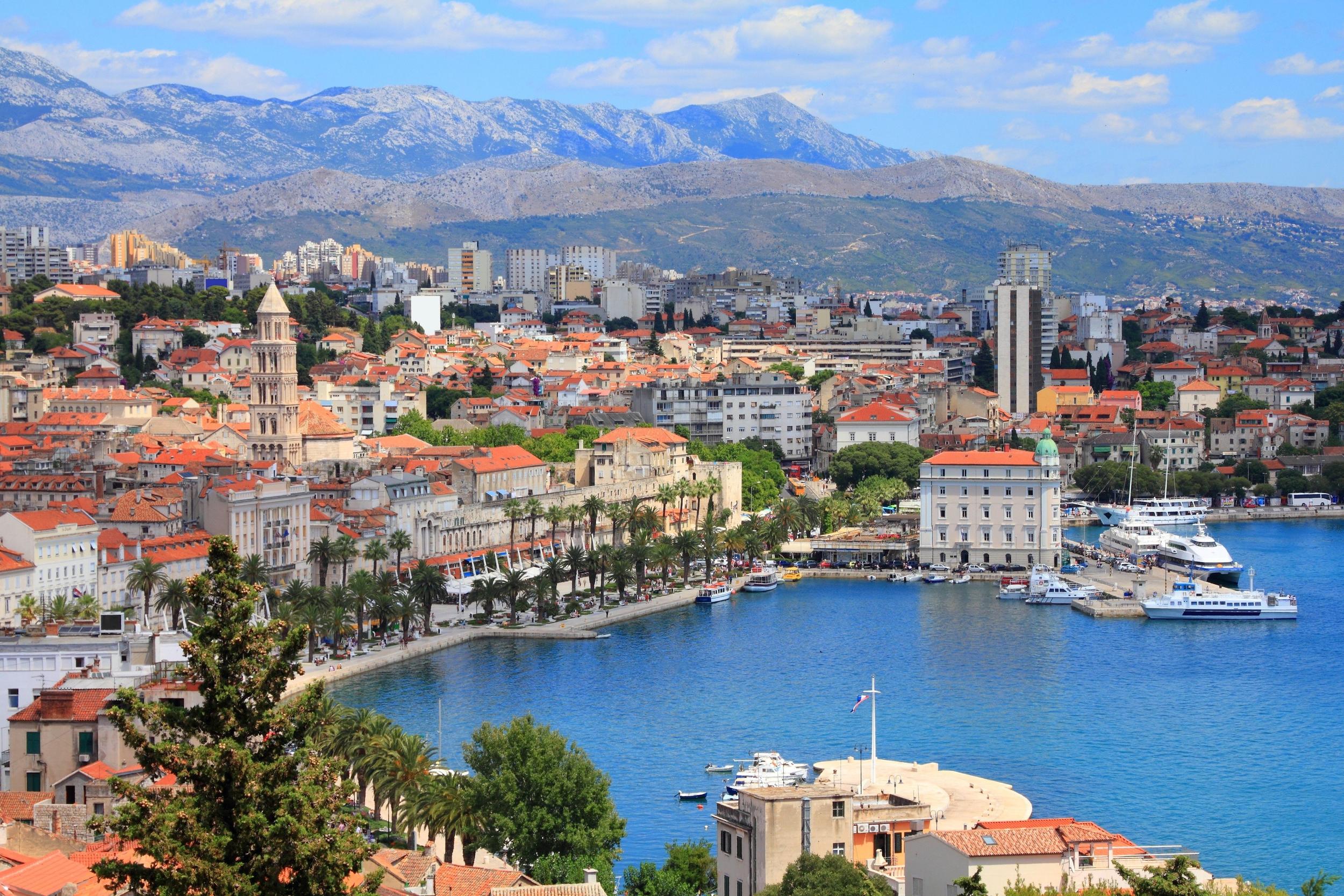 Brown Sugar gulet aerial view in Croatia