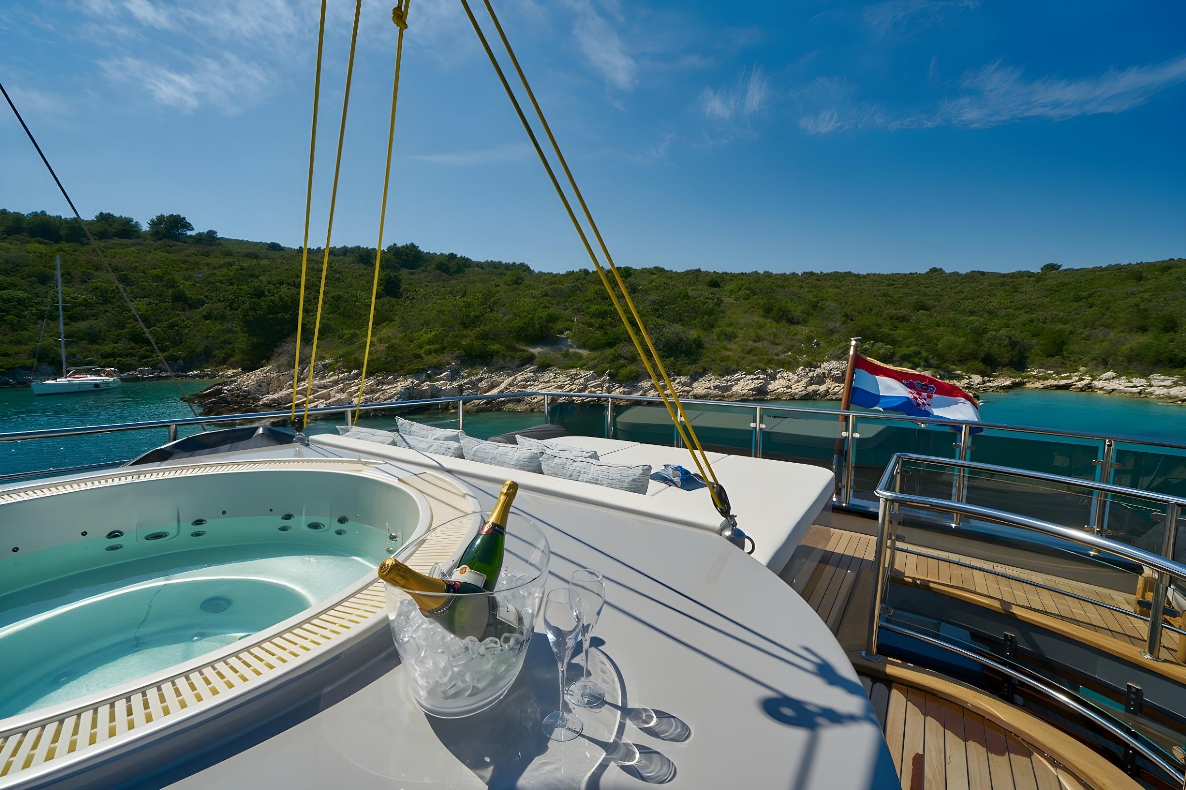 Rara Avis gulet amenities interior cabin in Croatia