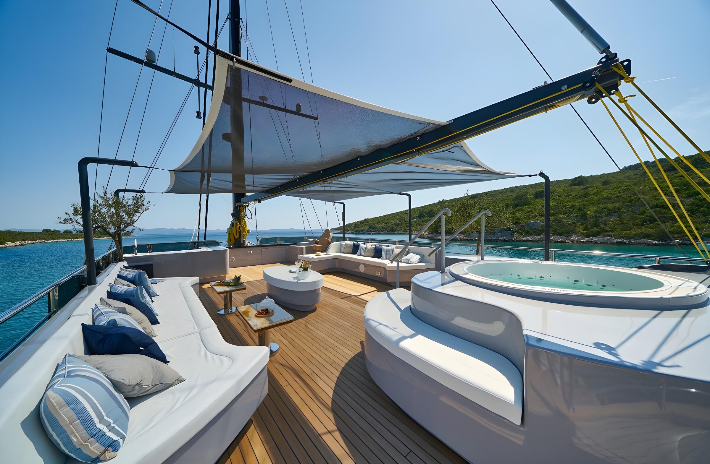 Rara Avis gulet amenities interior cabin in Croatia