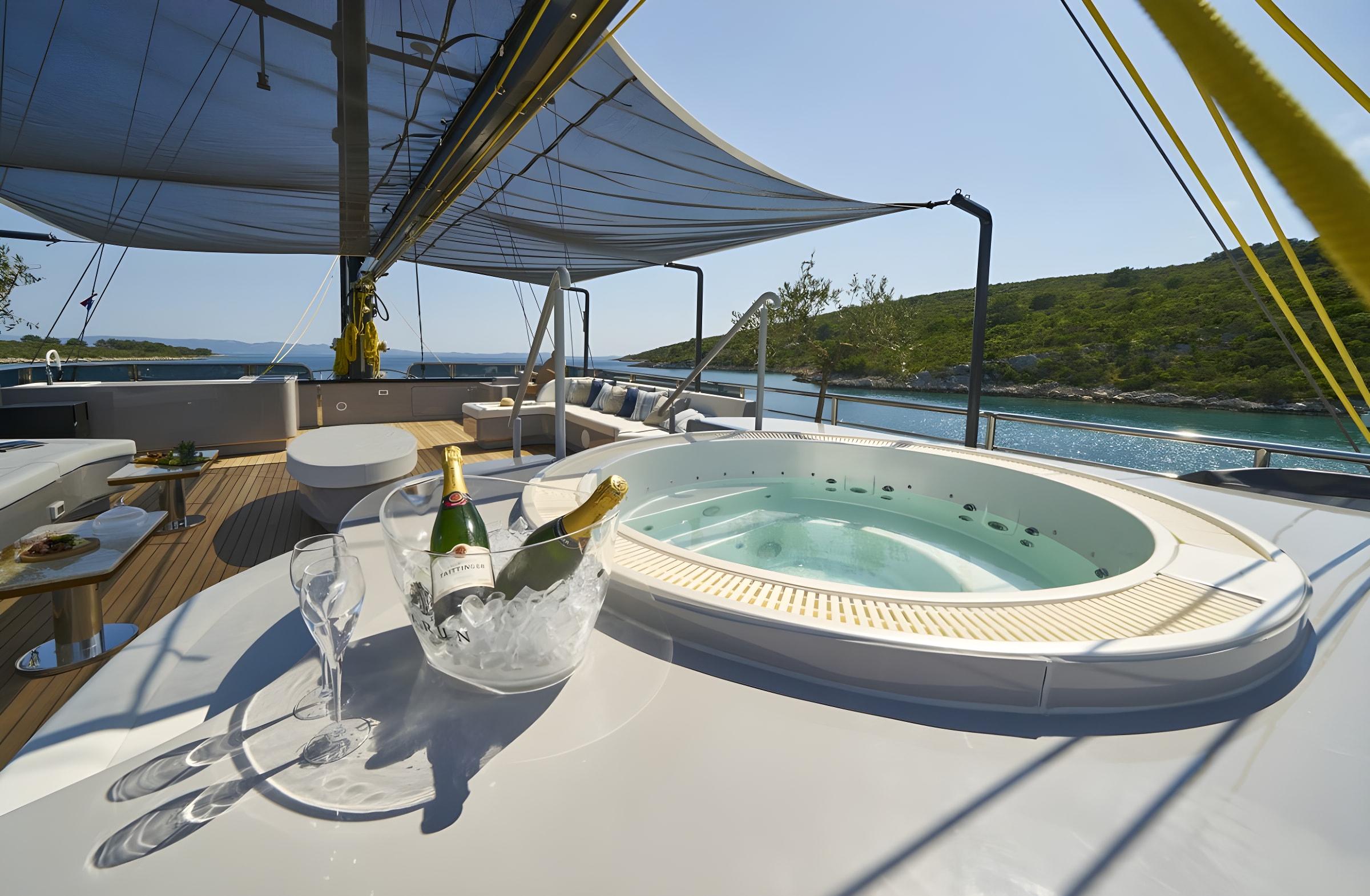 Rara Avis gulet amenities interior cabin in Croatia