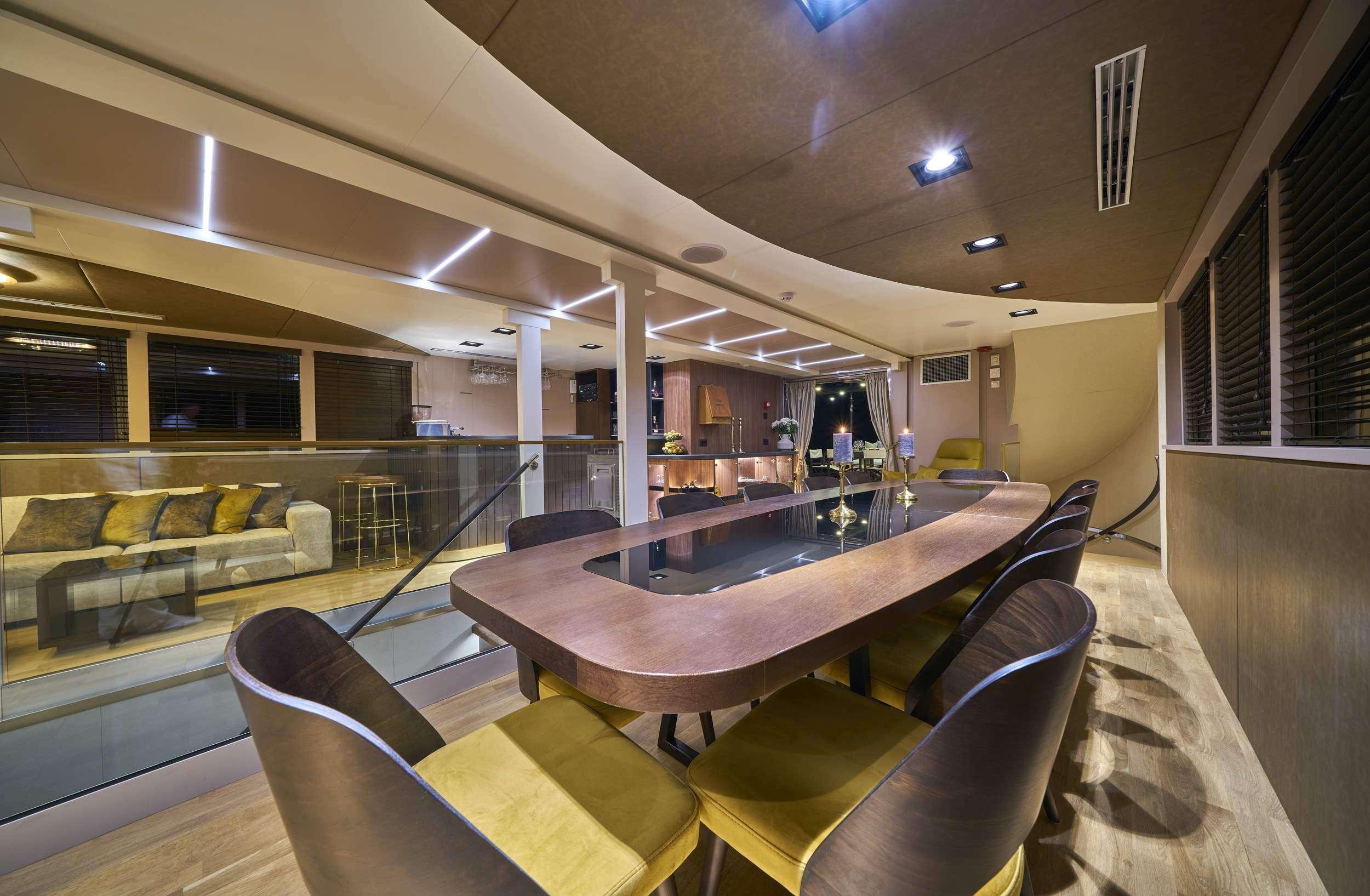 Rara Avis gulet amenities exterior deck in Croatia