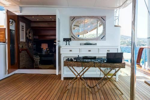 Yazz gulet amenities exterior deck in Türkiye