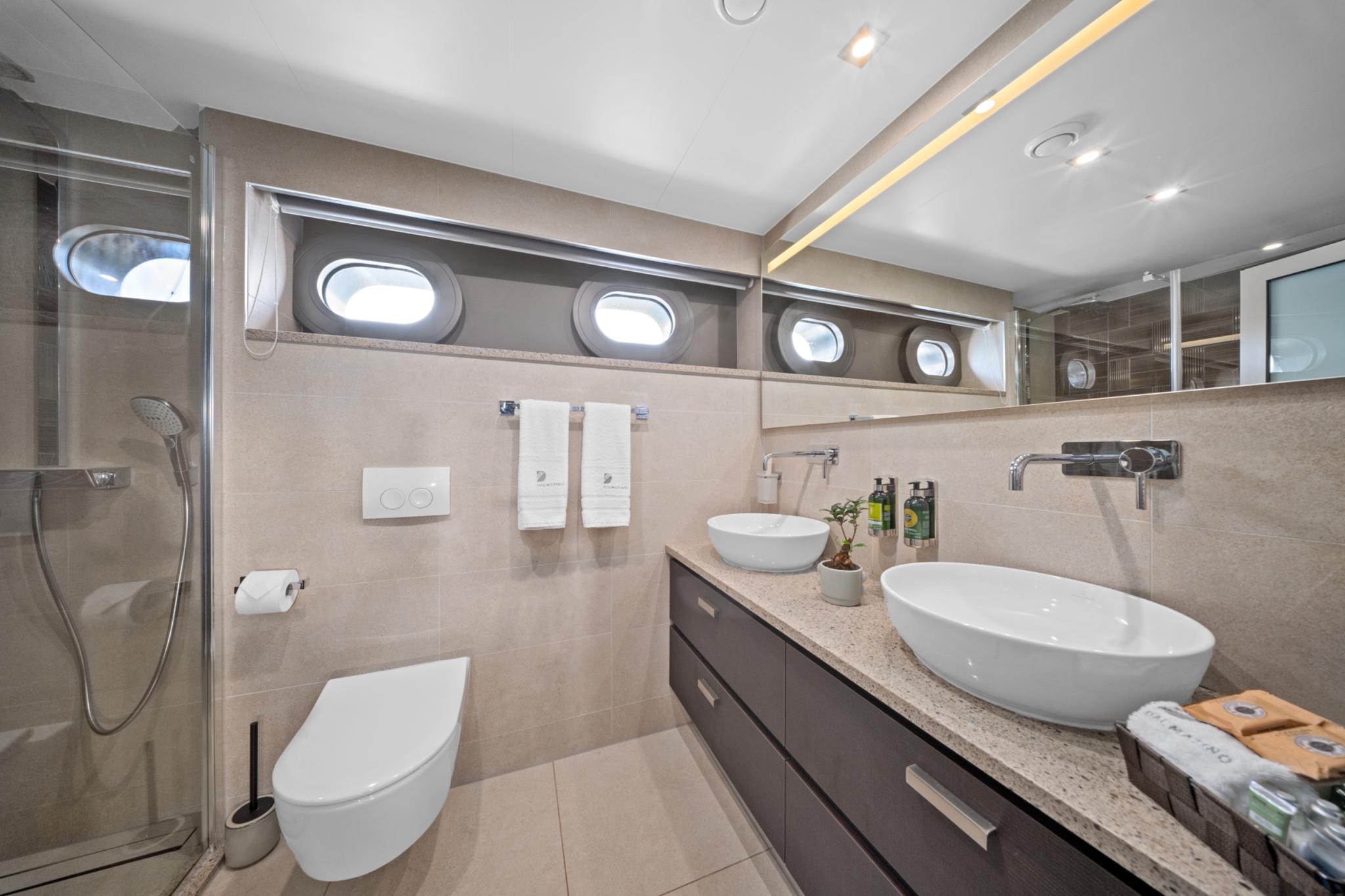 Dalmatino gulet accommodation interior cabin in Croatia